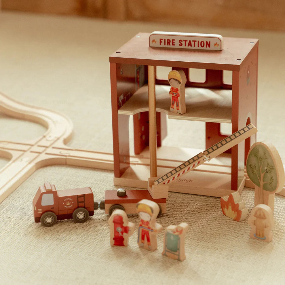 Little Dutch Wooden Fire Station 