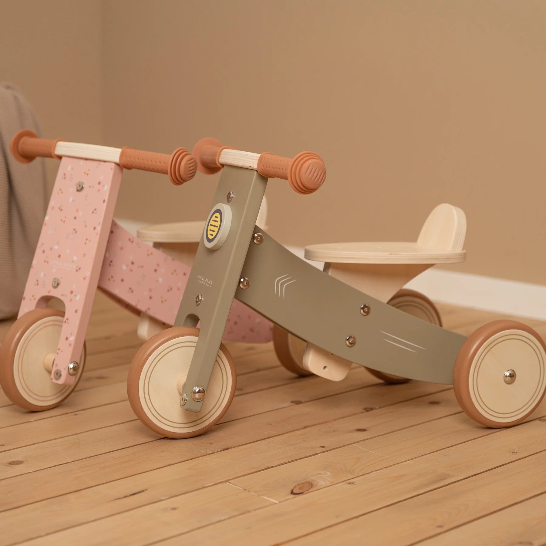Little Dutch Wooden Tricycle - Olive 