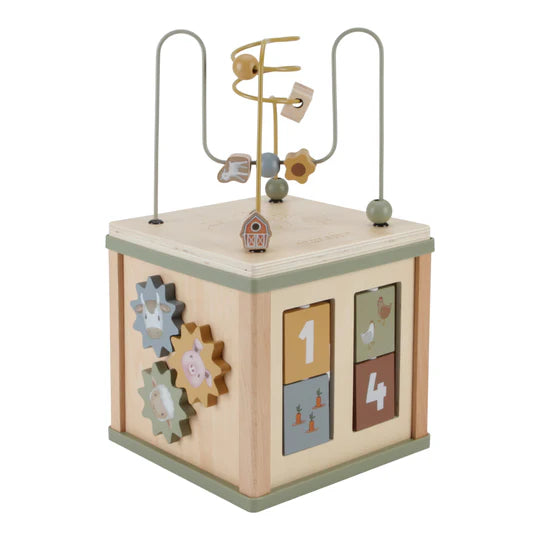 Little Dutch Little Farm Activity Cube 