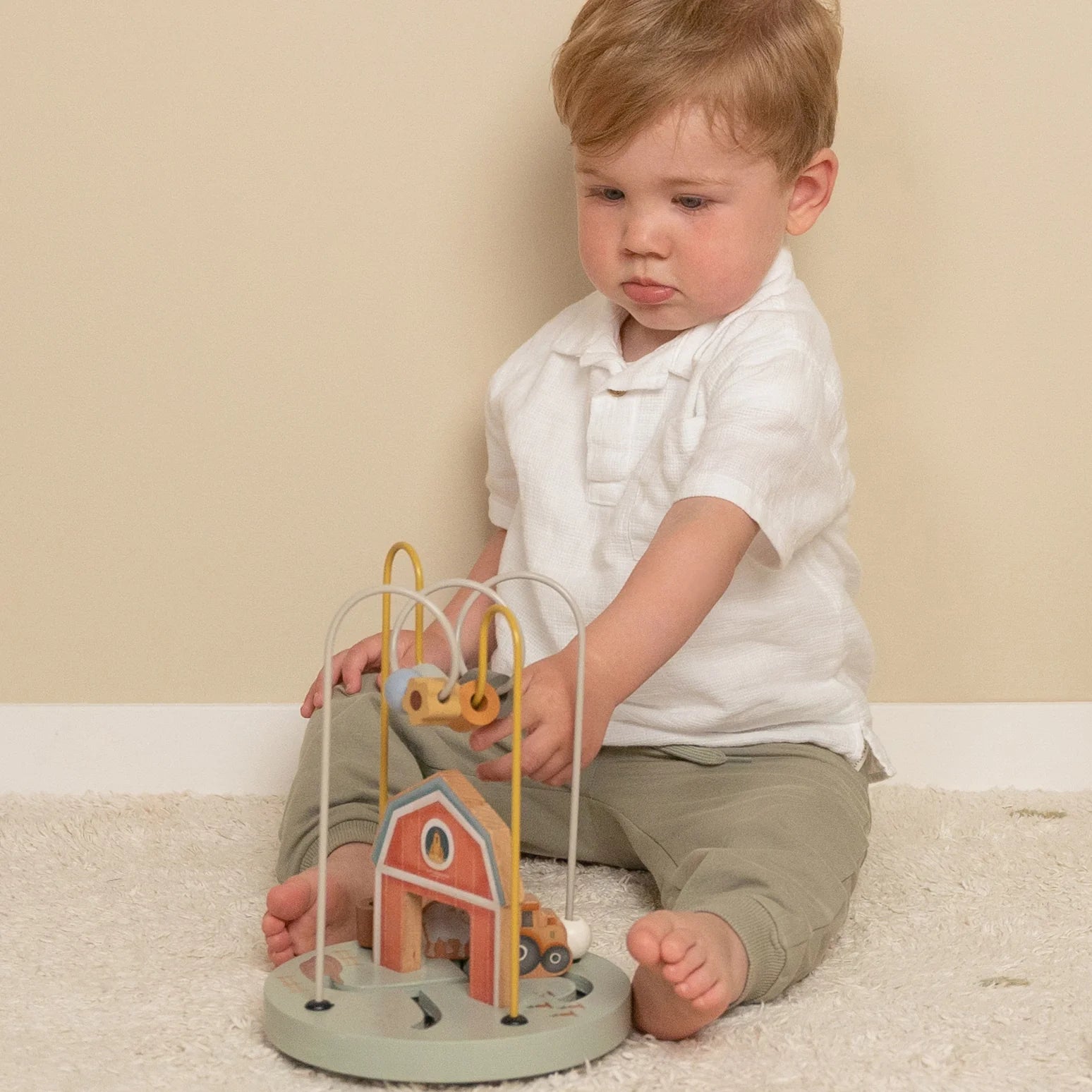 Little Dutch Little Farm Wooden Activity Spiral 