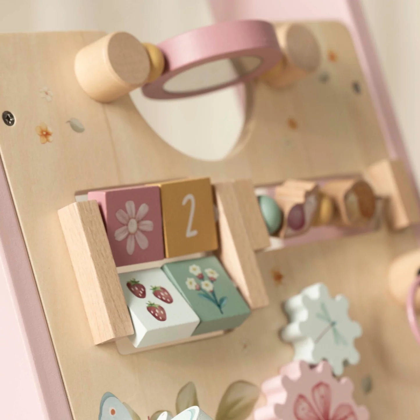 Little Dutch Wooden Activity Walker - Pink