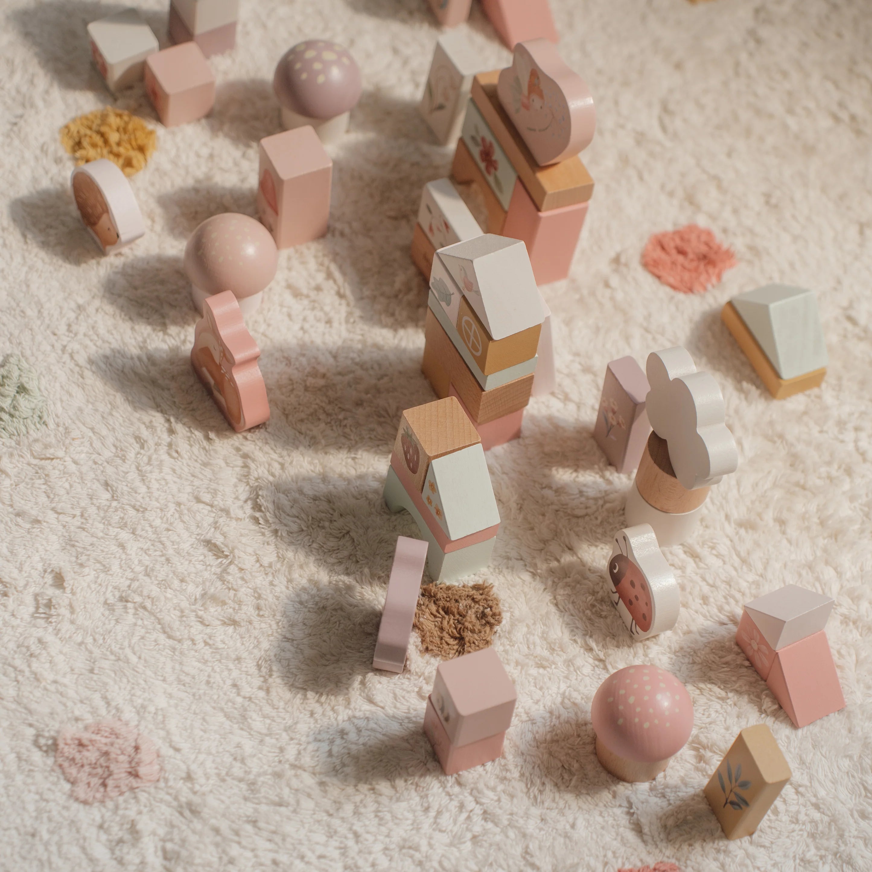 Little Dutch Wooden Building Block Set - Fairy Garden