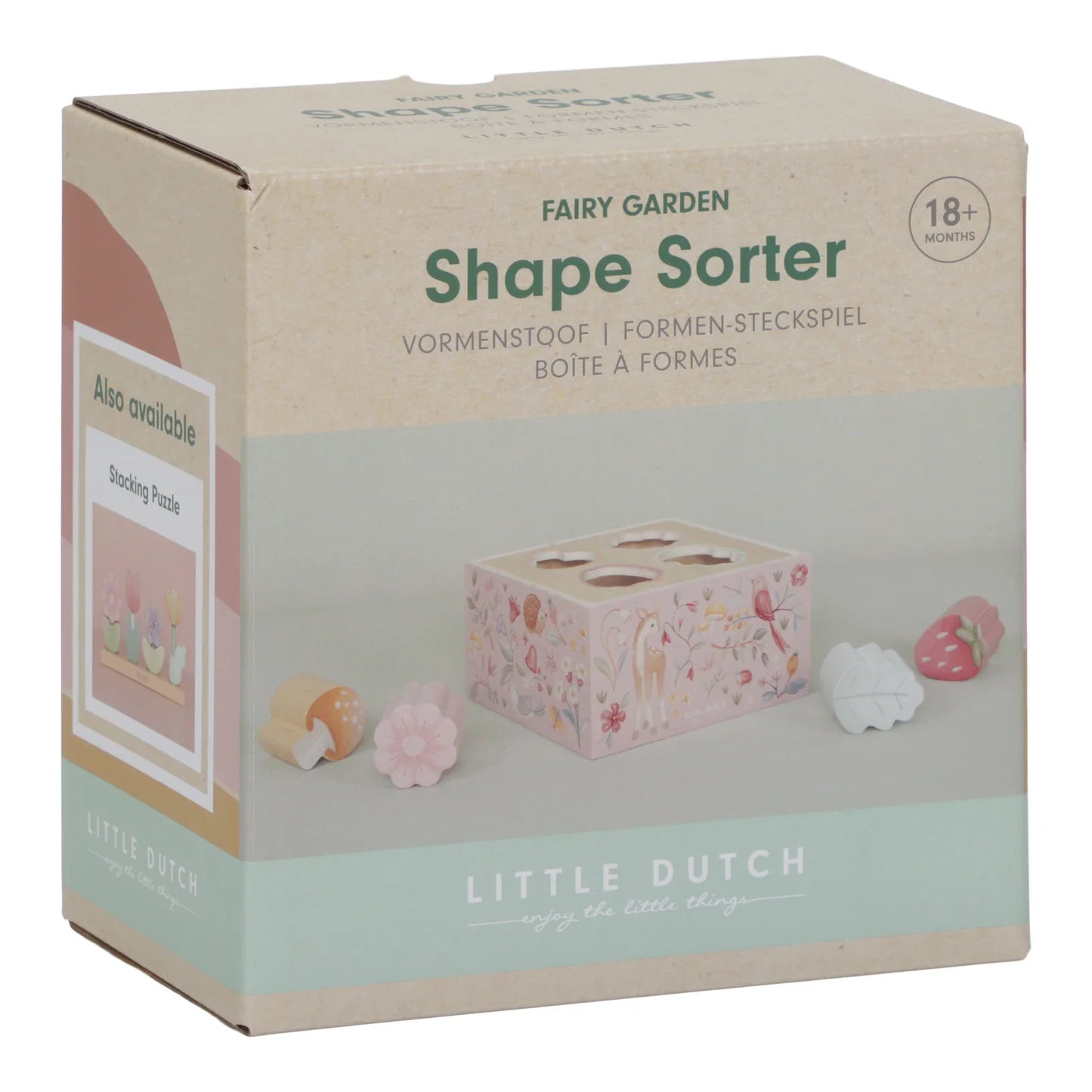 Little Dutch Wooden Shape Sorter - Fairy Garden