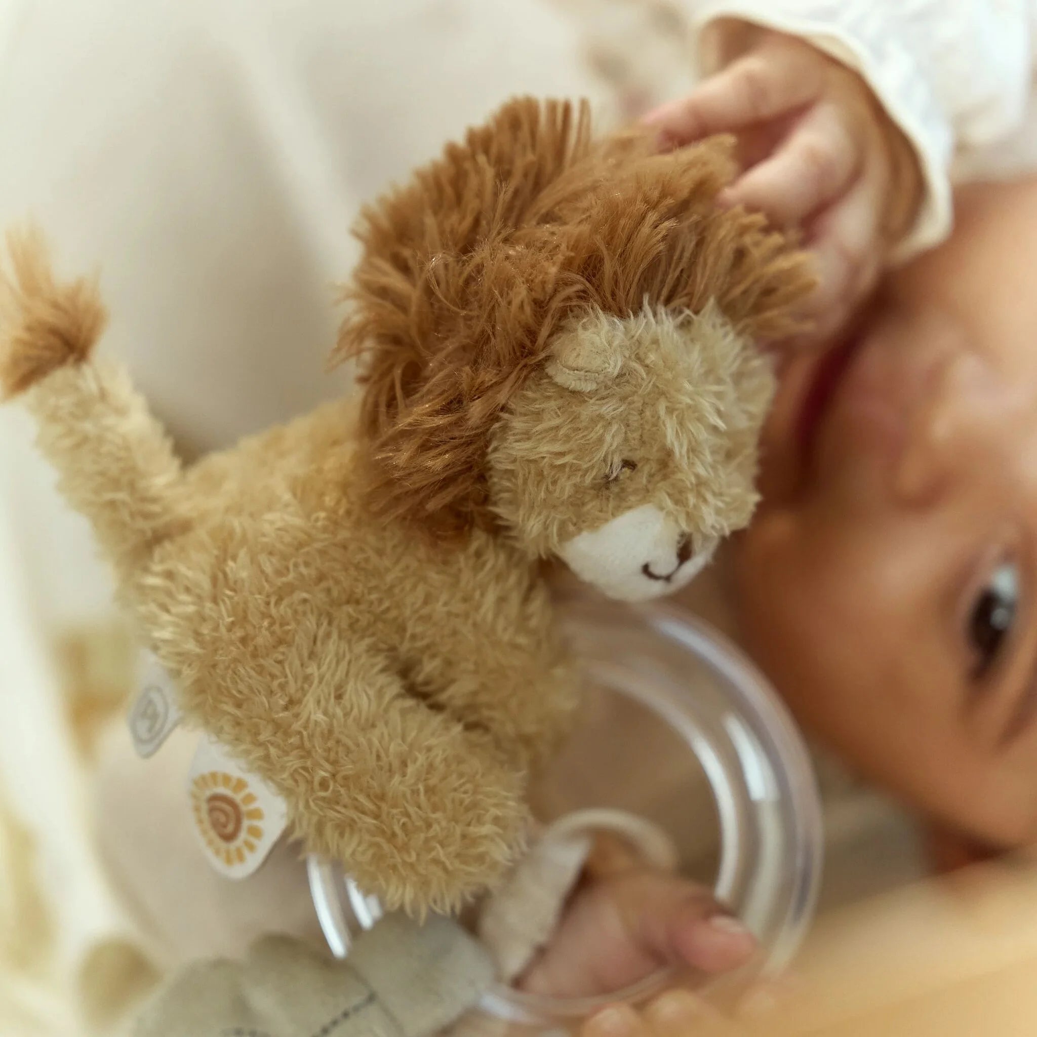 Little Dutch Ring Rattle Lion  - Safari Friends