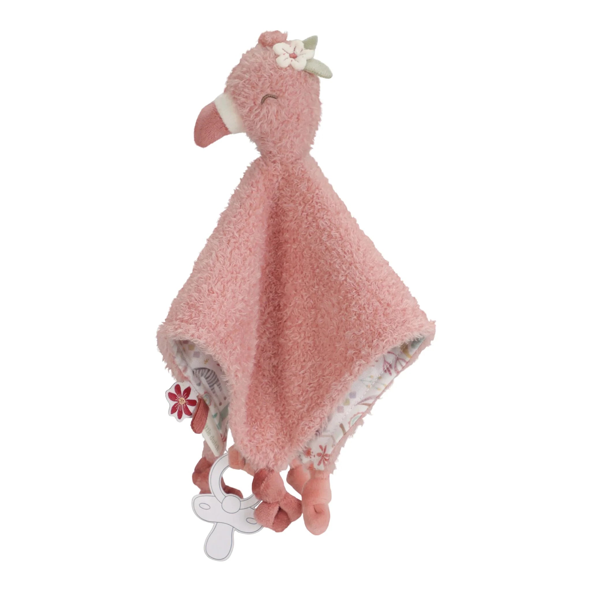 Little Dutch Cuddle Cloth Flamingo- Safari Friends