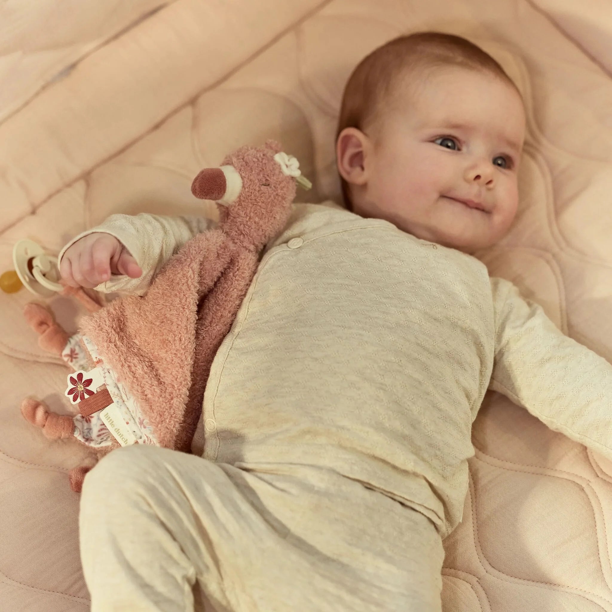 Little Dutch Cuddle Cloth Flamingo- Safari Friends
