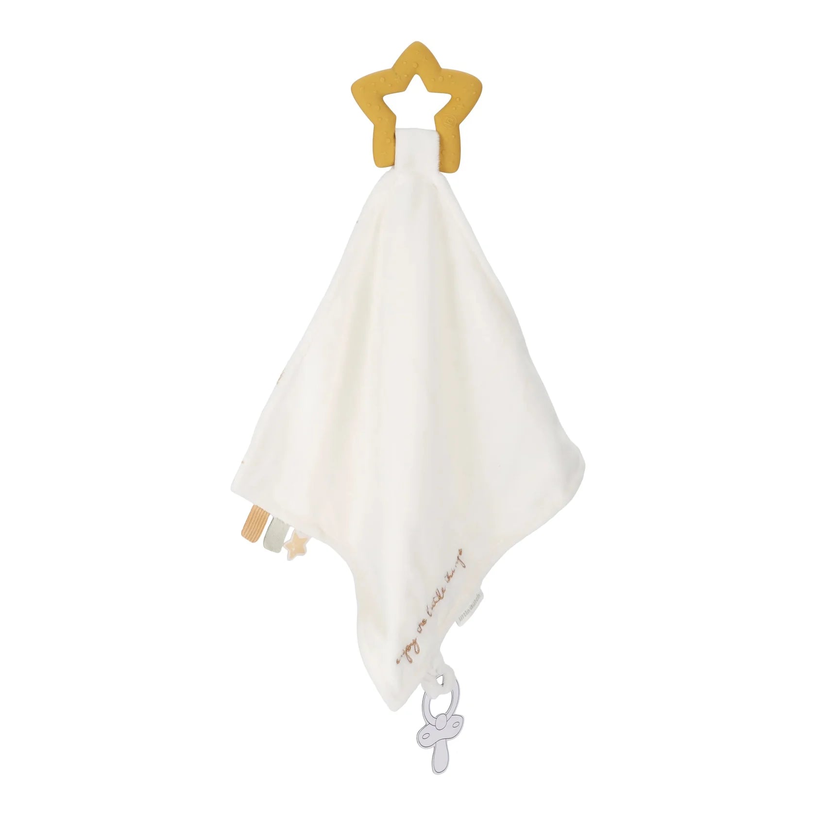 Little Dutch Cuddle Cloth - Baby Goose With Teething Ring 