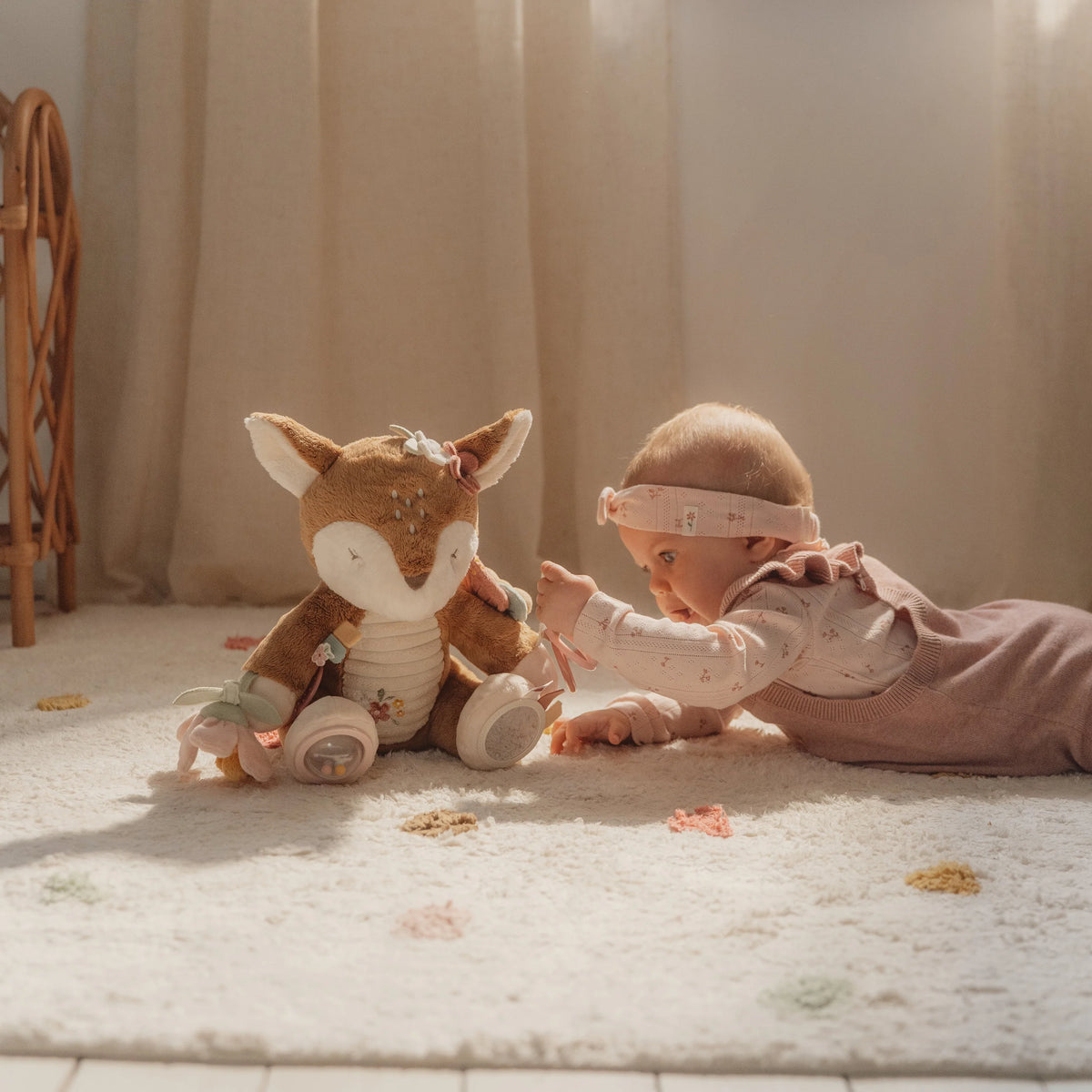 Little Dutch Soft Activity Deer Plush Toy - Fairy Garden
