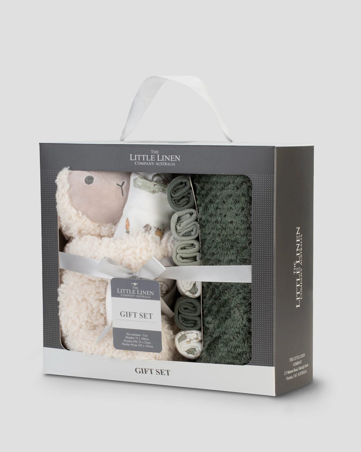 Little Linen Boxed Gift Set - Farmyard Lamb