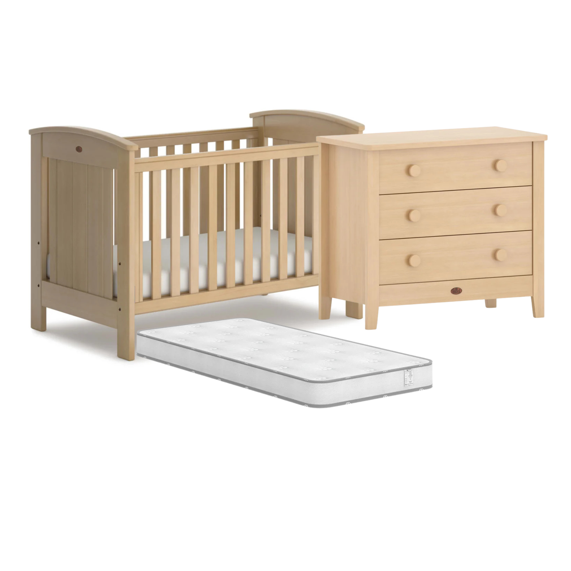 Boori Casa Baby Cot 3 PC Complete Nursery Package - Tiny Tots Baby Store 