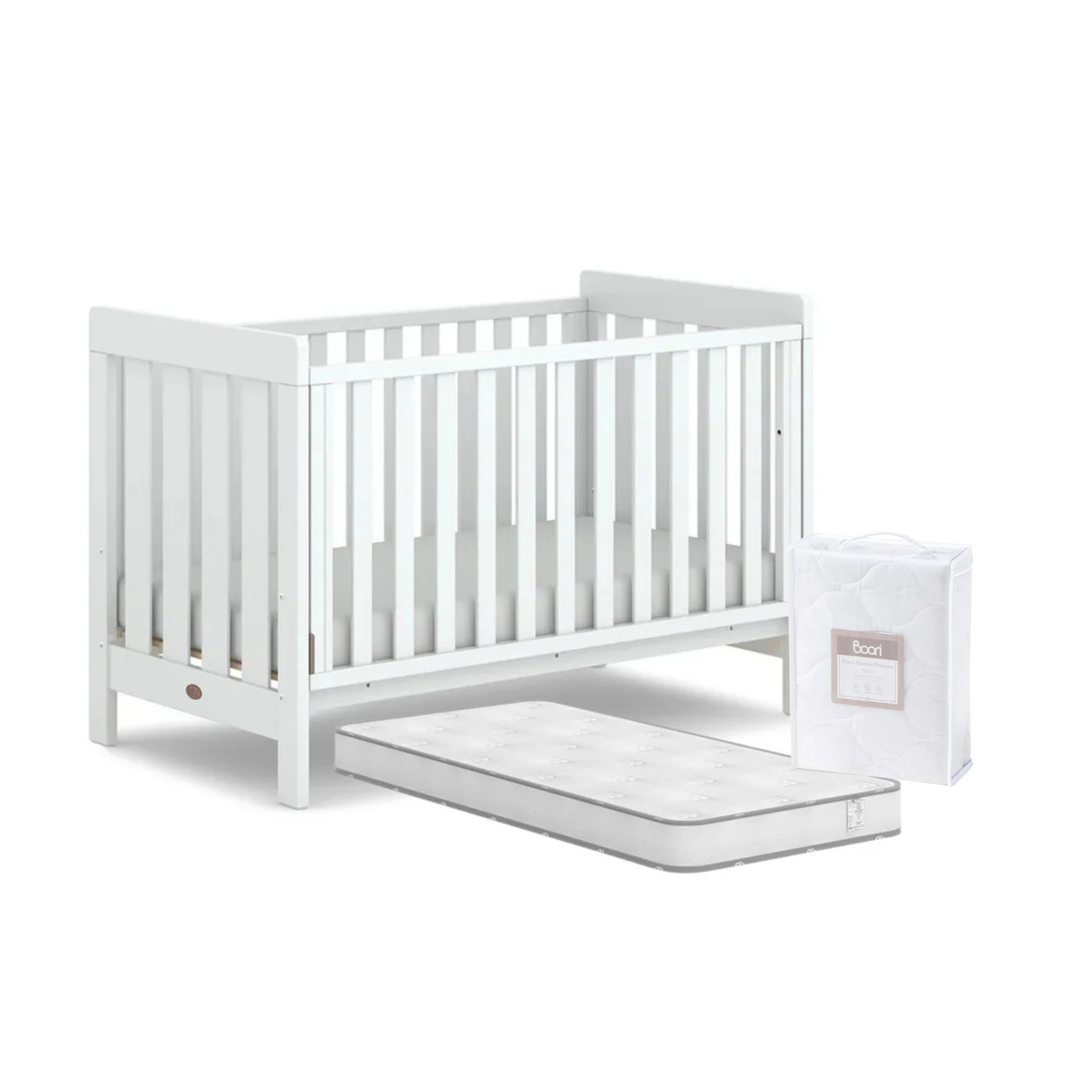 Boori Daintree Baby Cot + Mattress Package | FREE Mattress Protector Worth $ 49.95 