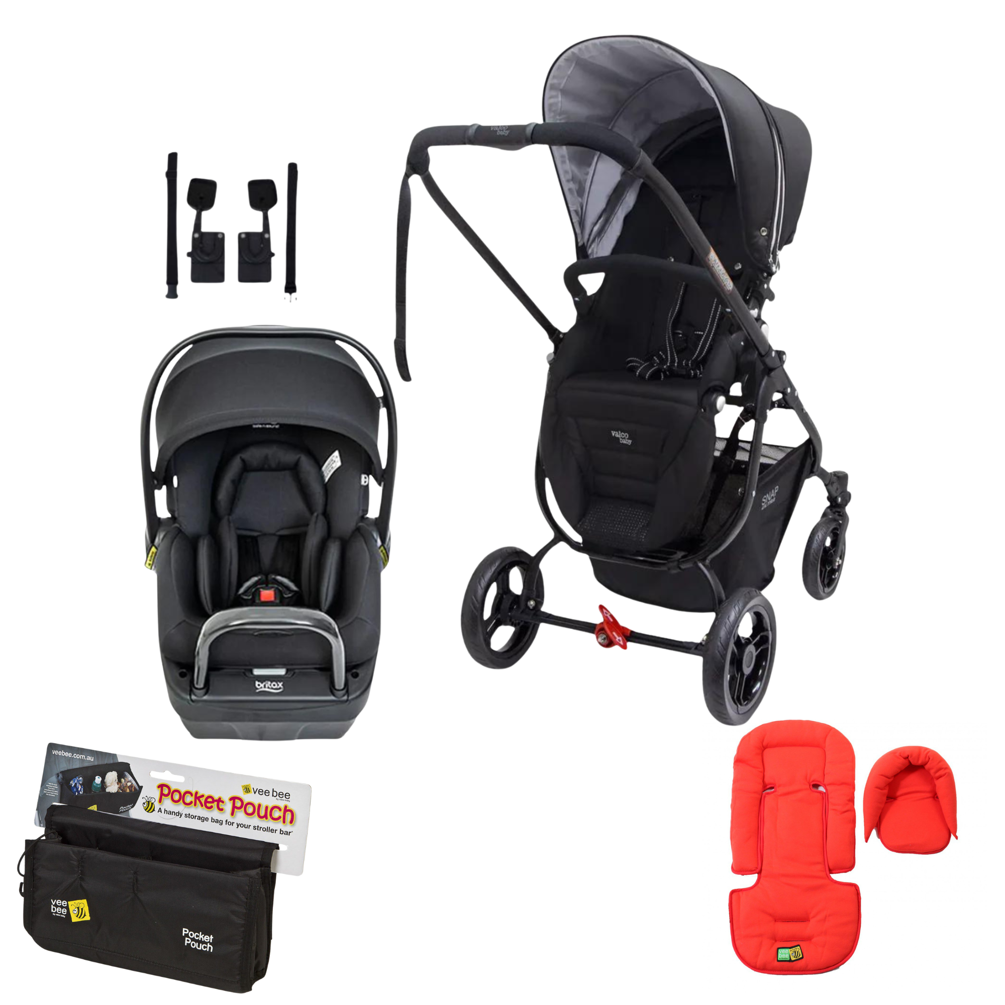 Valco baby Snap Ultra P + Britax B Pod Lite Travel System