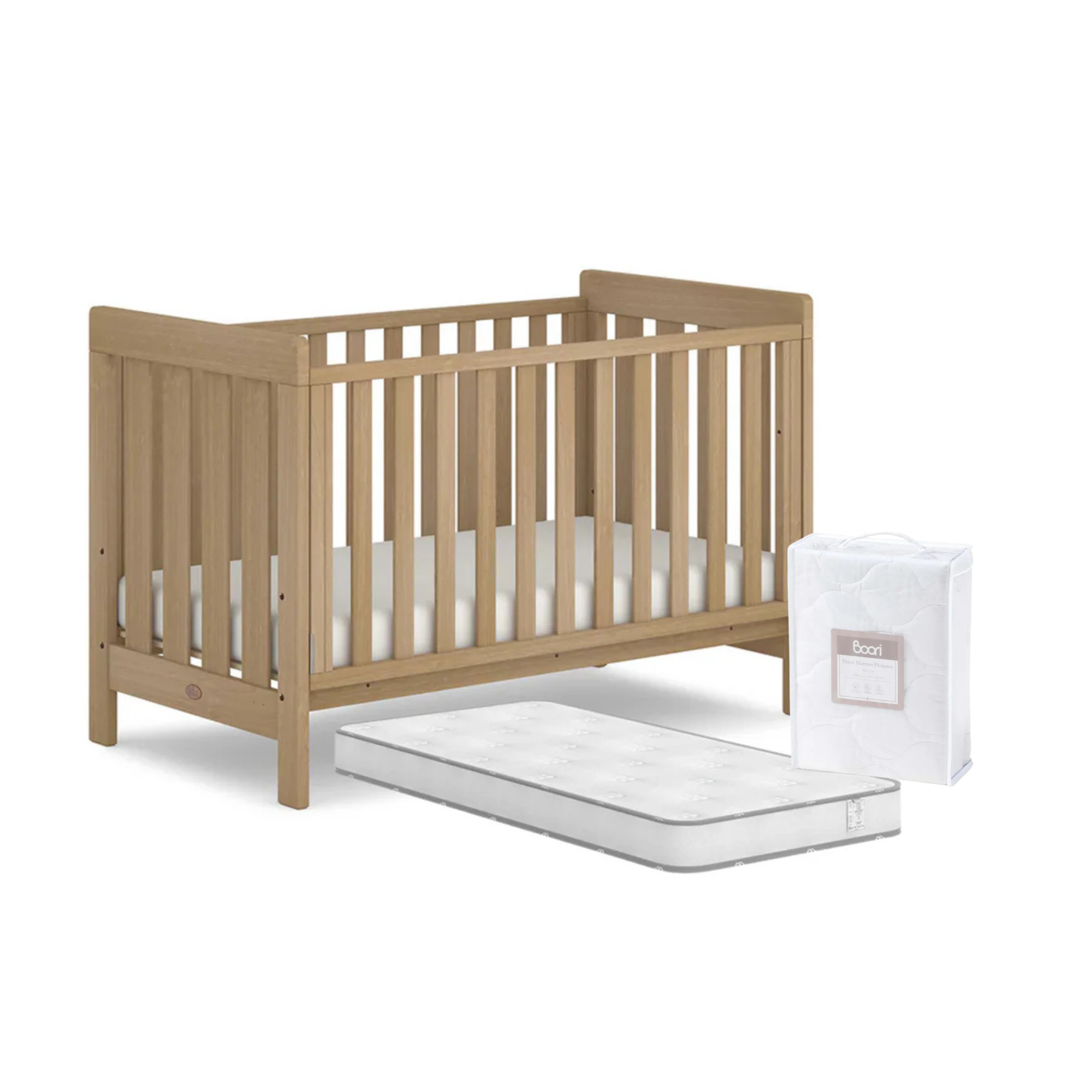 Boori Daintree Baby Cot + Mattress Package | FREE Mattress Protector Worth $ 49.95 
