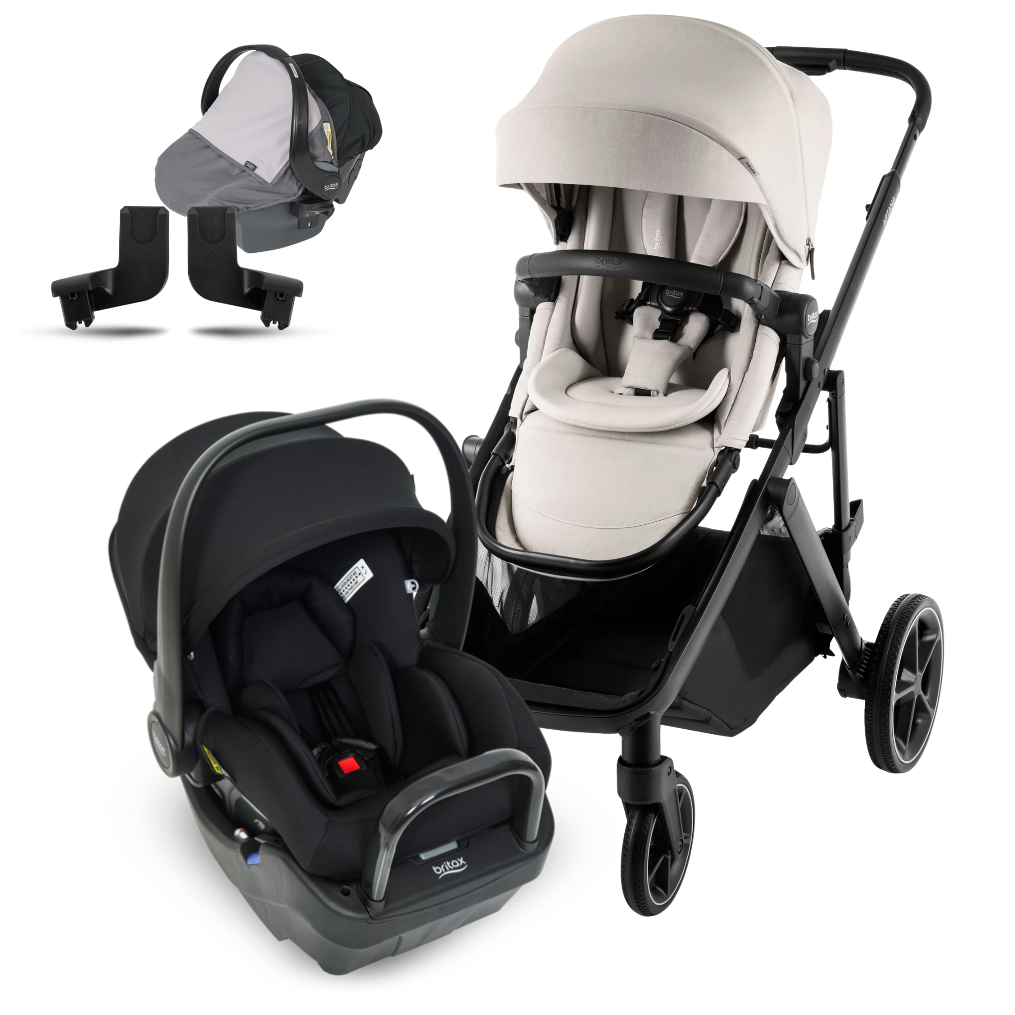 Britax Aptana Stadiam Stroller With BPod  ( GIFTS Worth $89.90) 