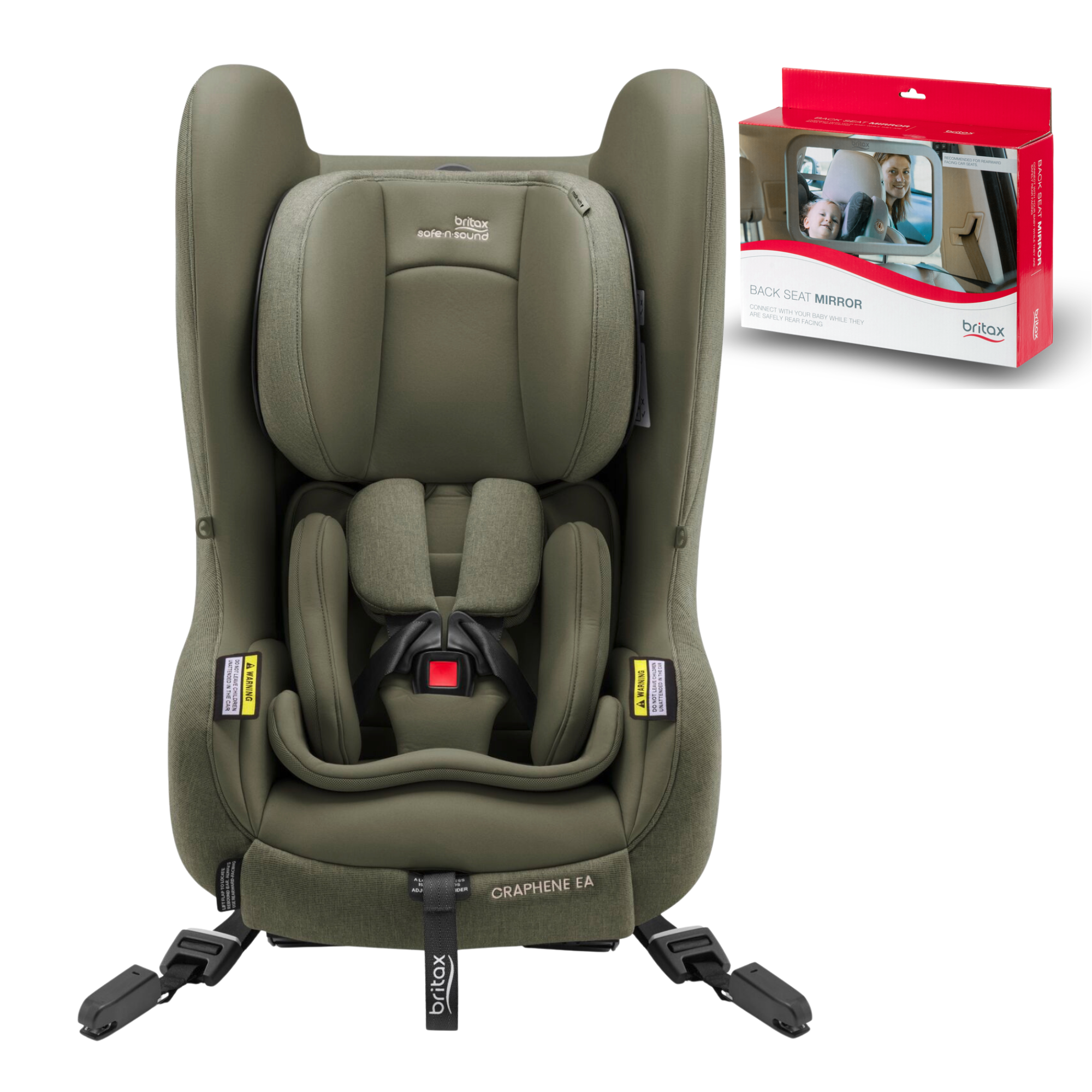 Britax Safe n Sound Graphene EA Style Convertible Car Seat( FREE Britax Mirror RRP 39.95) 