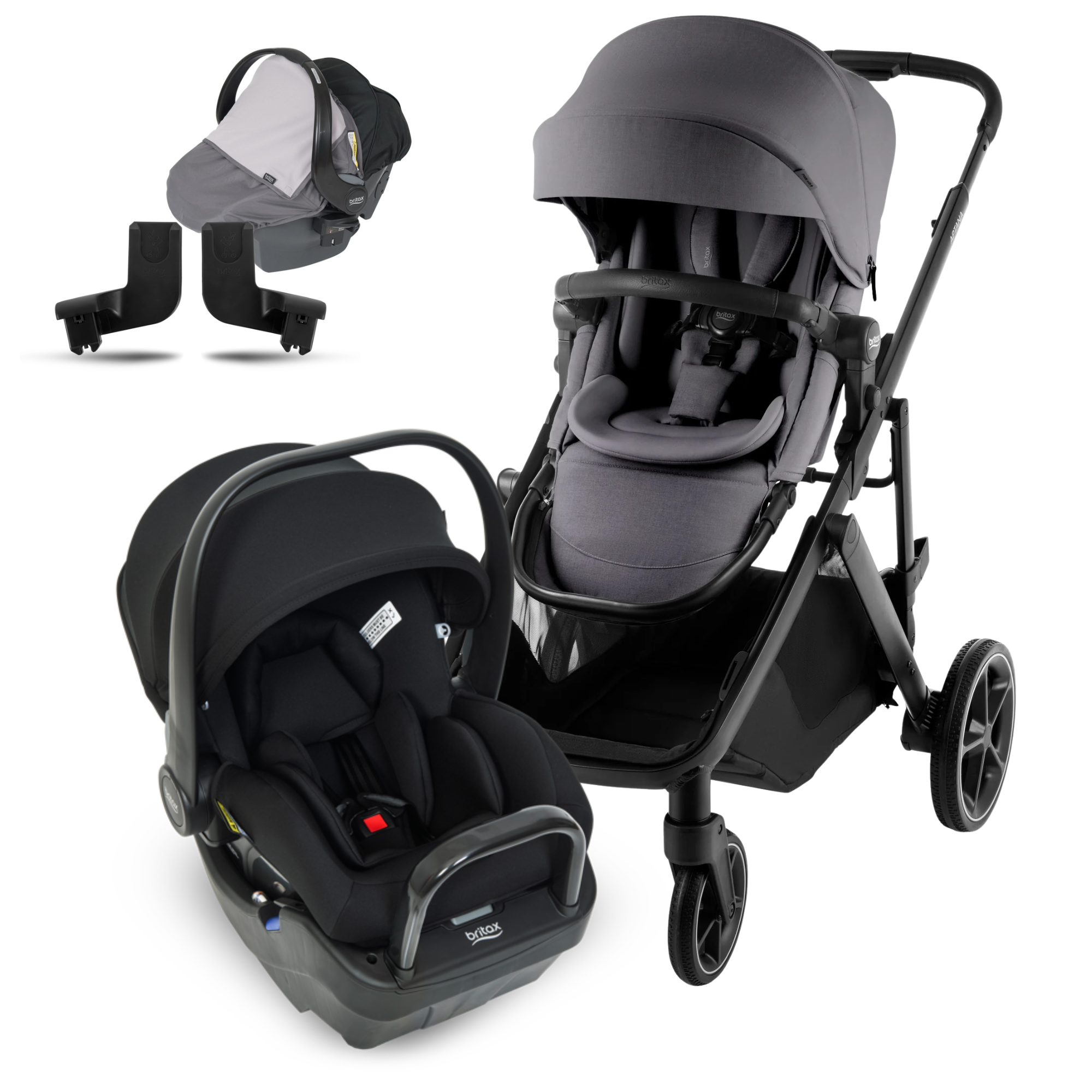 Britax Aptana Stadiam Stroller With BPod  ( GIFTS Worth $89.90) 