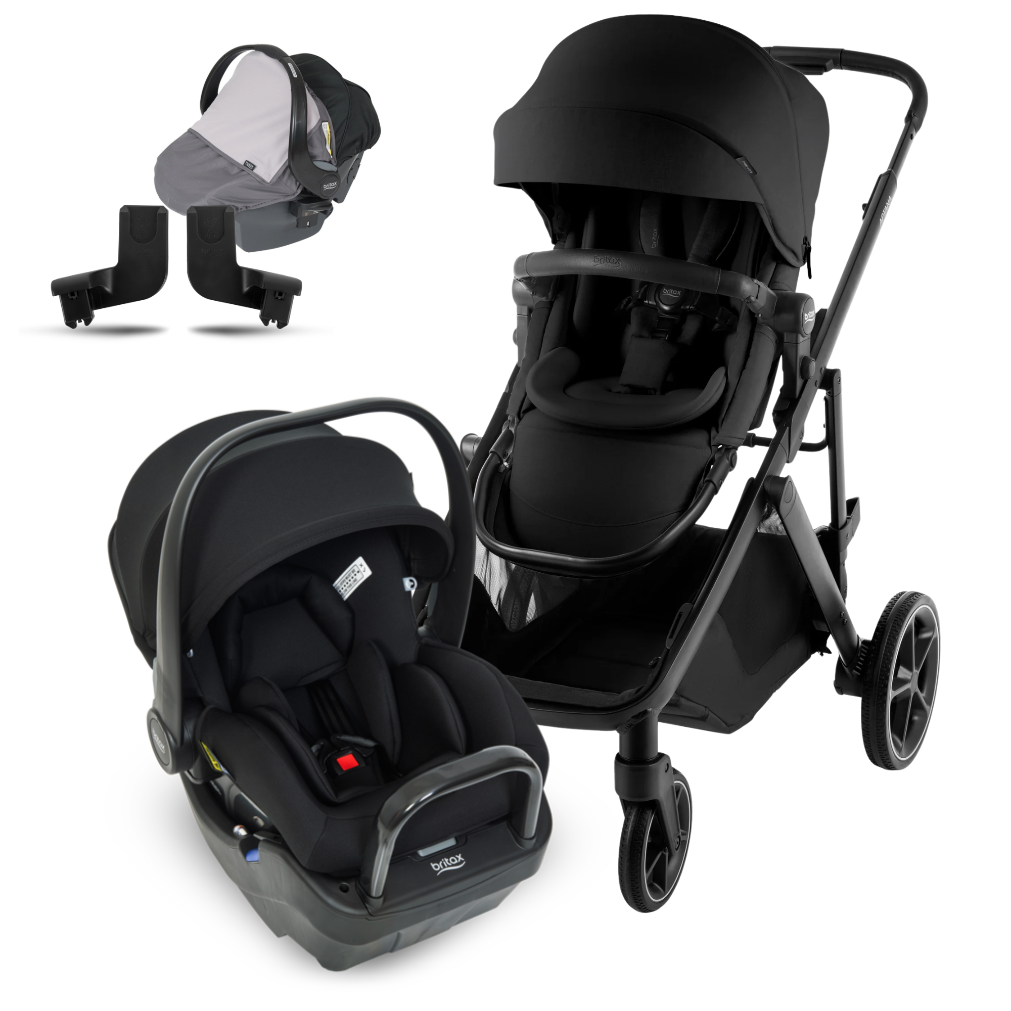 Britax Aptana Stadiam Stroller With BPod  ( GIFTS Worth $89.90) 