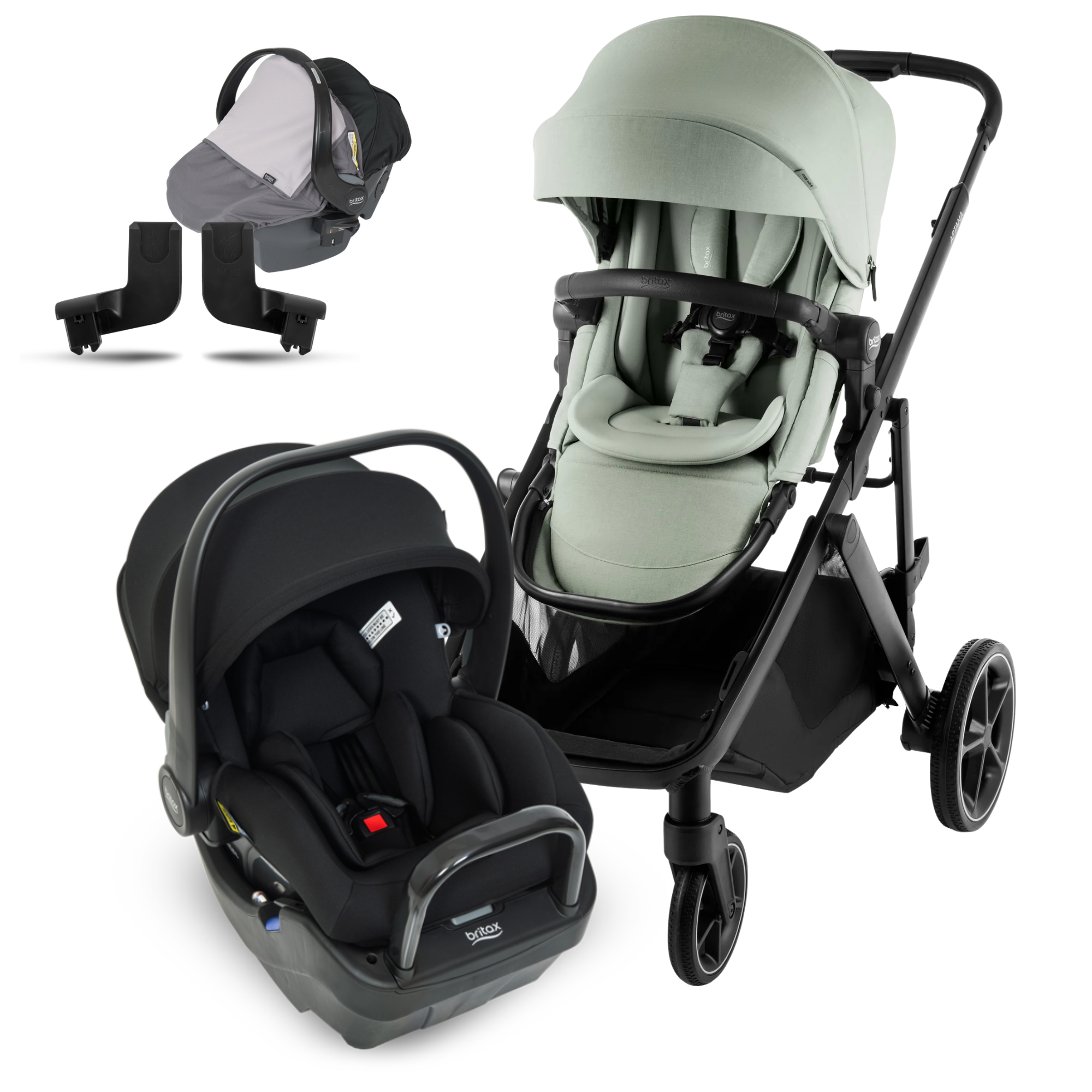 Britax Aptana Stadiam Stroller With BPod  ( GIFTS Worth $89.90) 