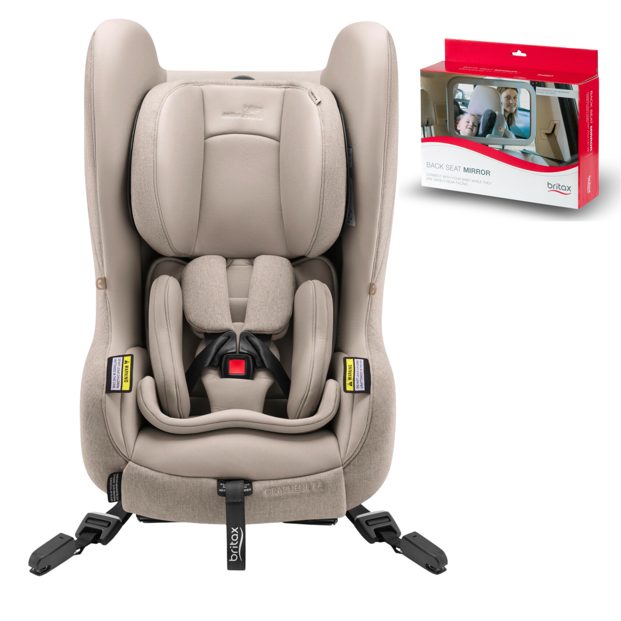 Britax Safe n Sound Graphene EA Style Convertible Car Seat( FREE Britax Mirror RRP 39.95) 