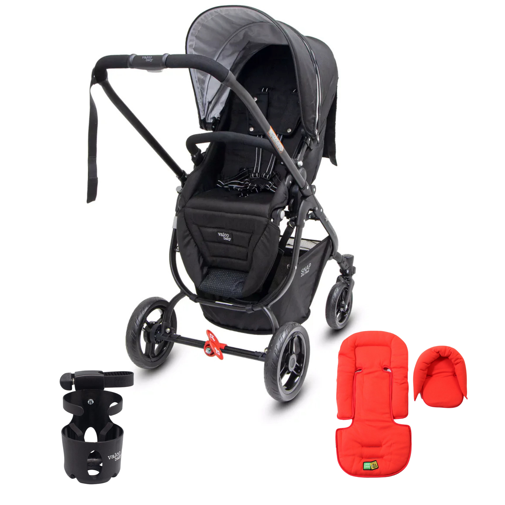 Valco baby Snap Ultra P (Pivot Seat) Midnight Black (Exclusive Gift pack) 