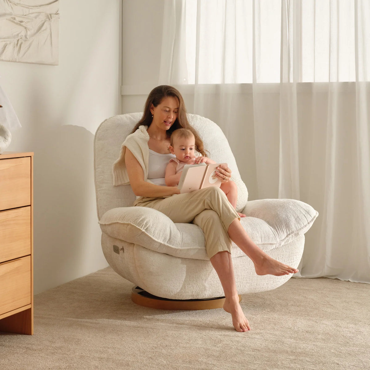 Grotime Laurent Electric Recliner Glider Chair