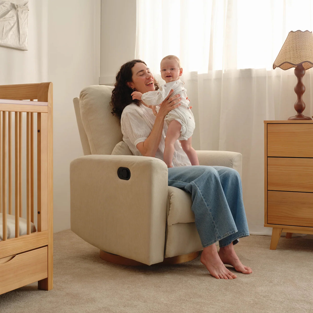 Grotime Luca Manual Recliner Glider Chair