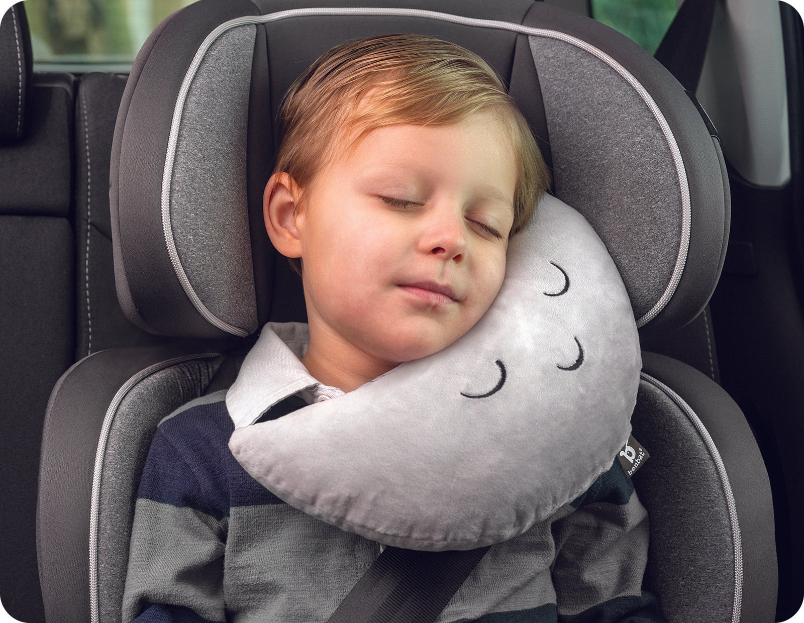 BenBat Mooni Travel Pillow & Seatbelt Cushion for Infants & Children 