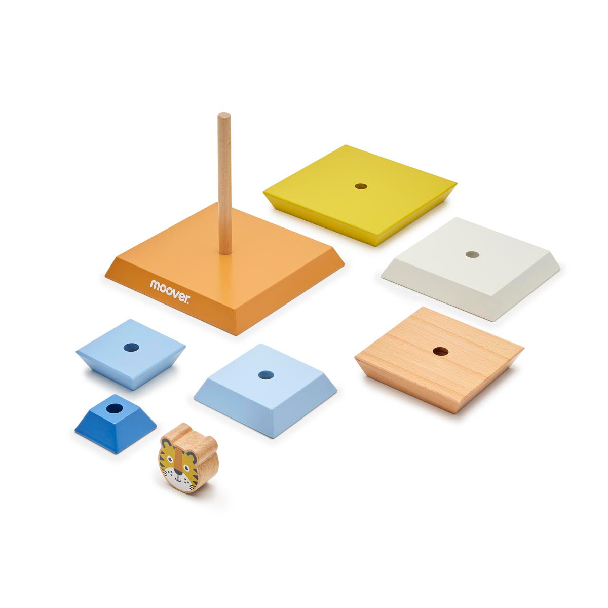 Moover Toys Essentials Pyramid Puzzle - Tiny Tots Baby Store 