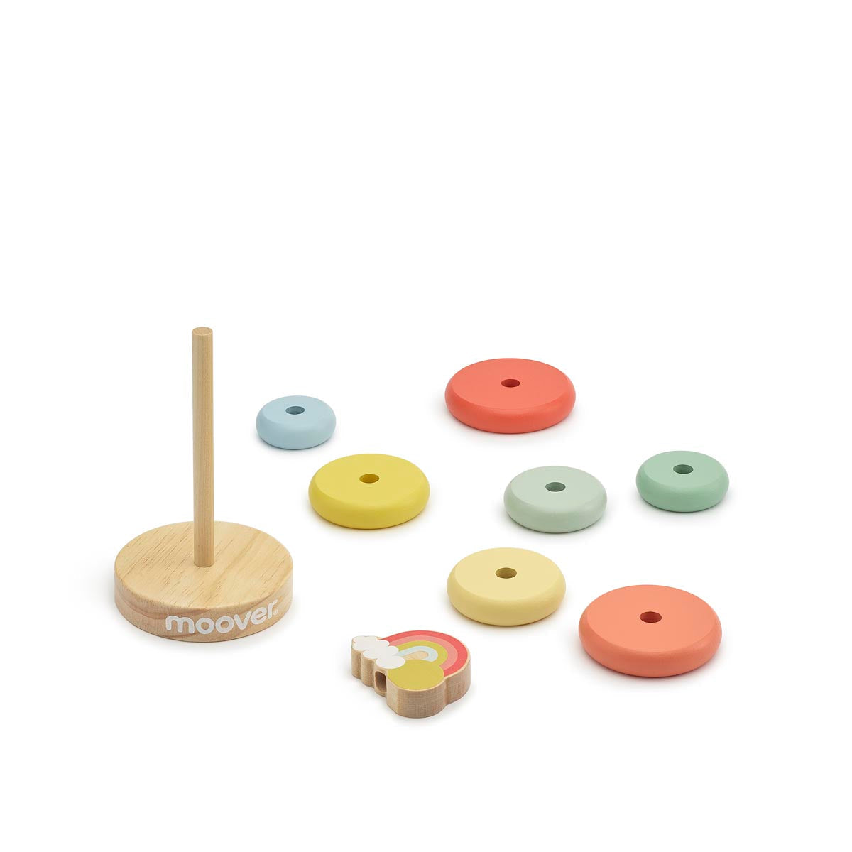 Moover Toys Essentials Wooden Rings - Tiny Tots Baby Store 