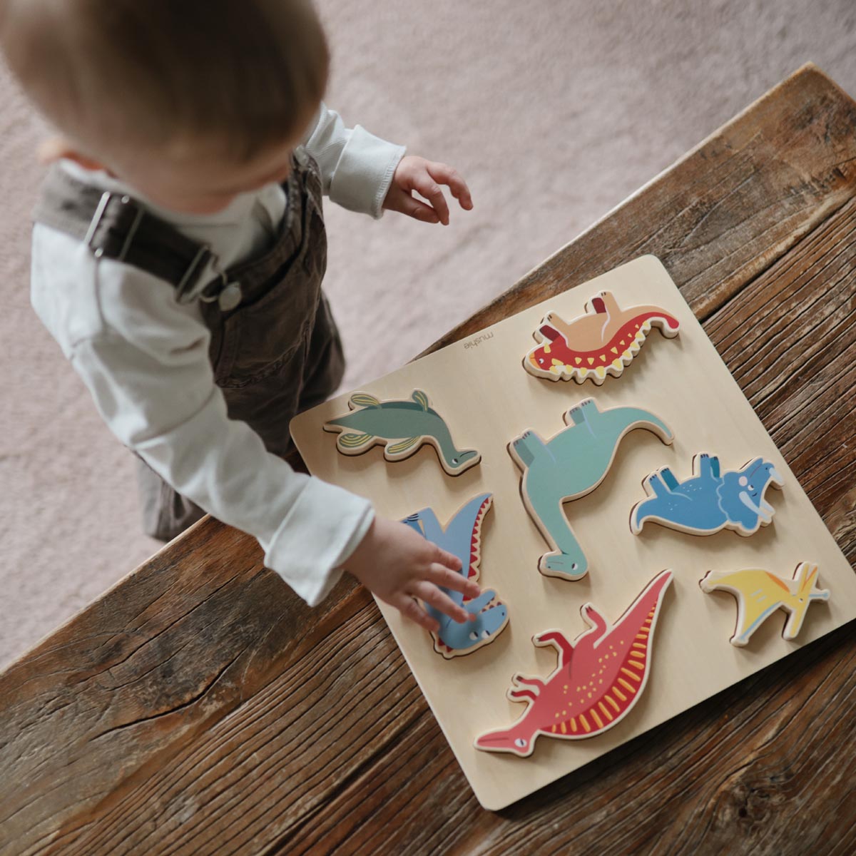Mushie Wooden Puzzle - Tiny Tots Baby Store 