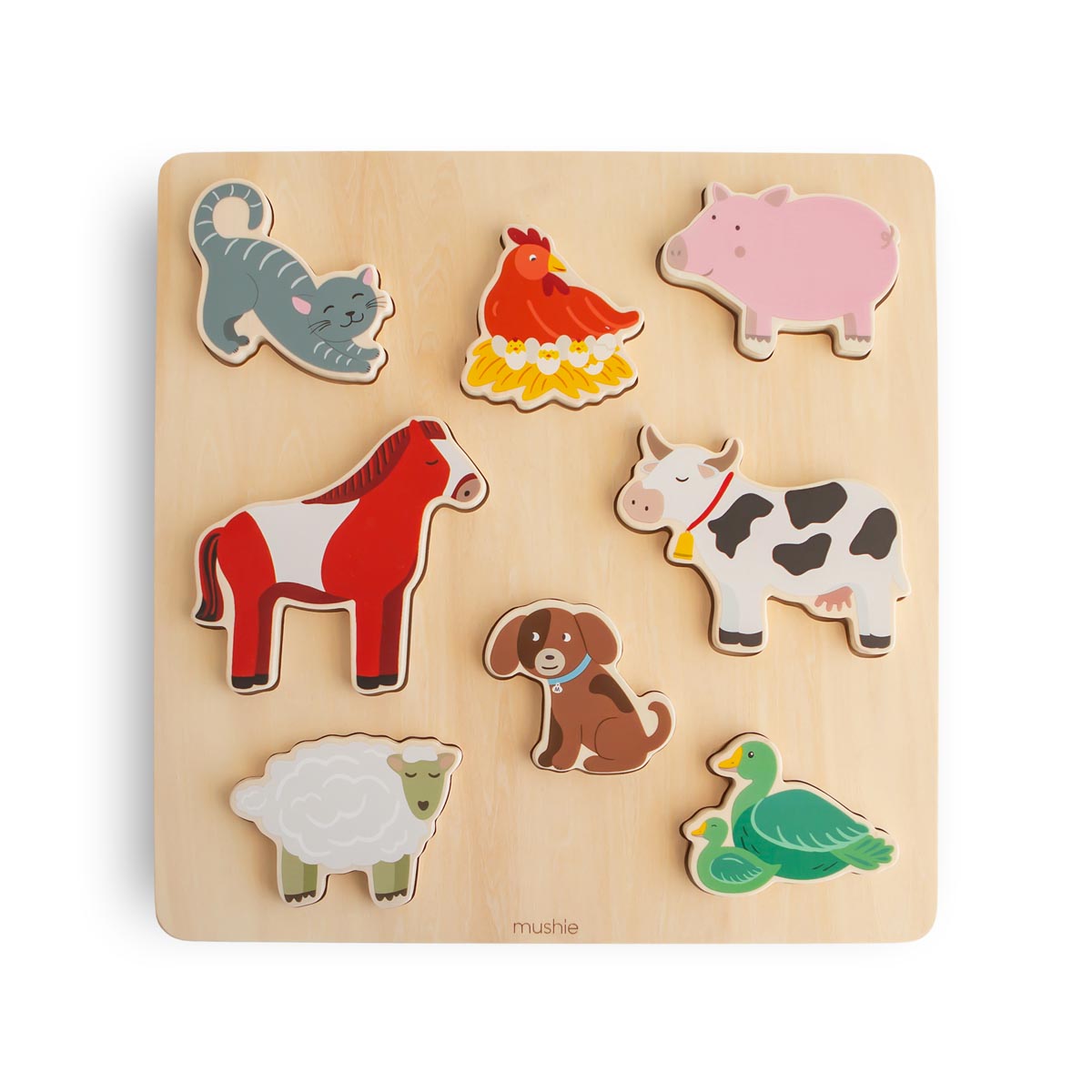 Mushie Wooden Puzzle - Tiny Tots Baby Store 