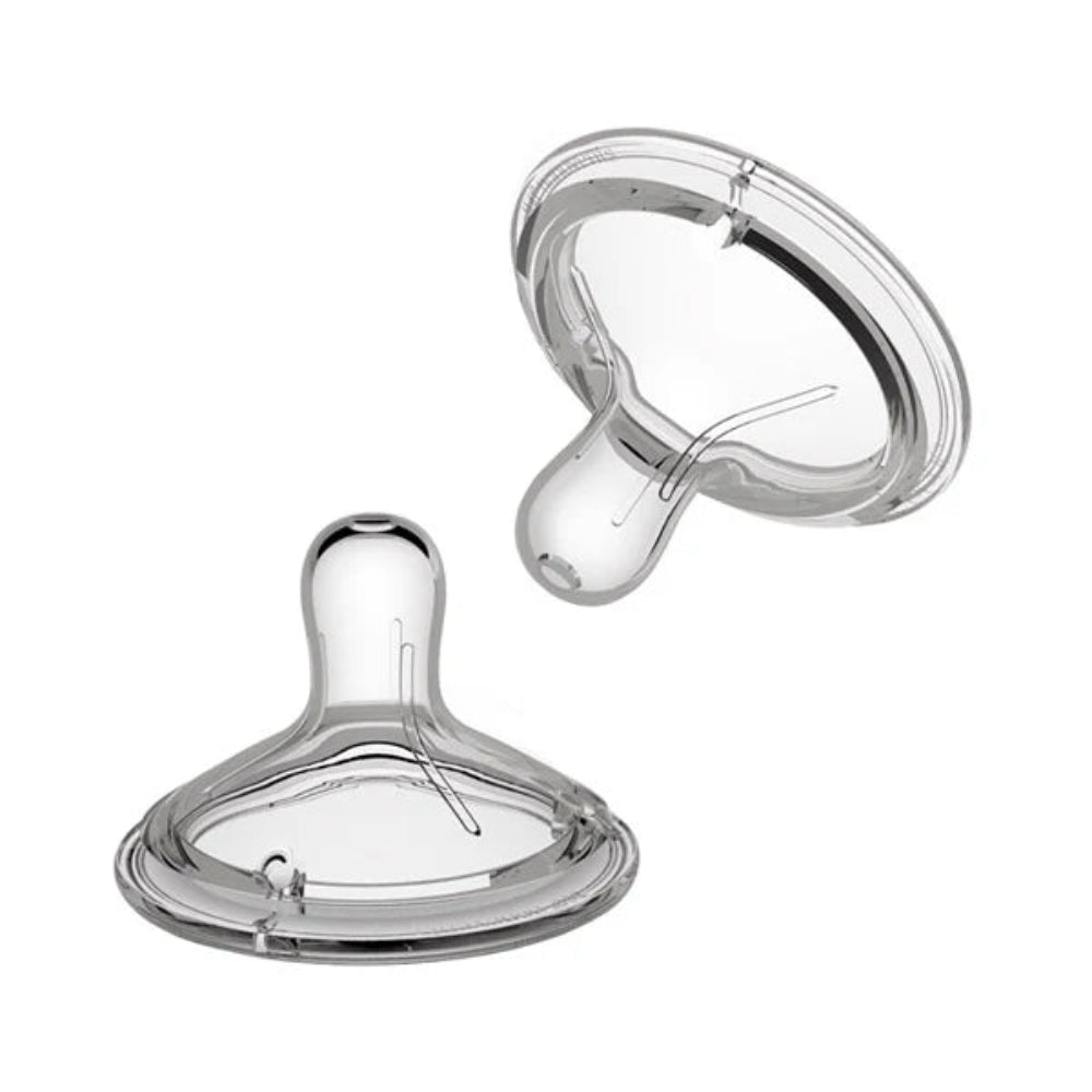 Nanobebe Silicone Teats- Slow Flow