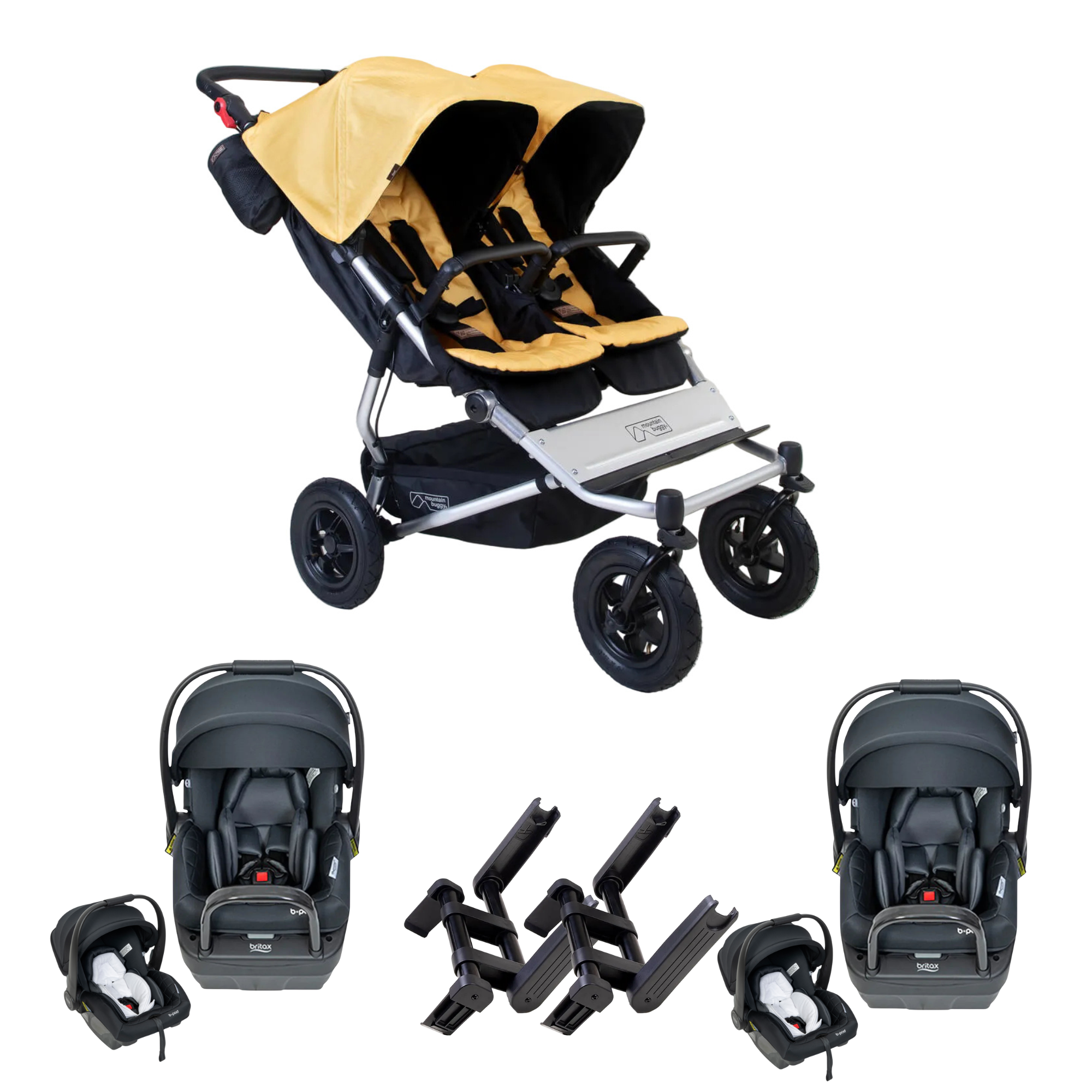 Mountain Buggy duet™  Travel  System | B-POD LBW (TWIN) 
