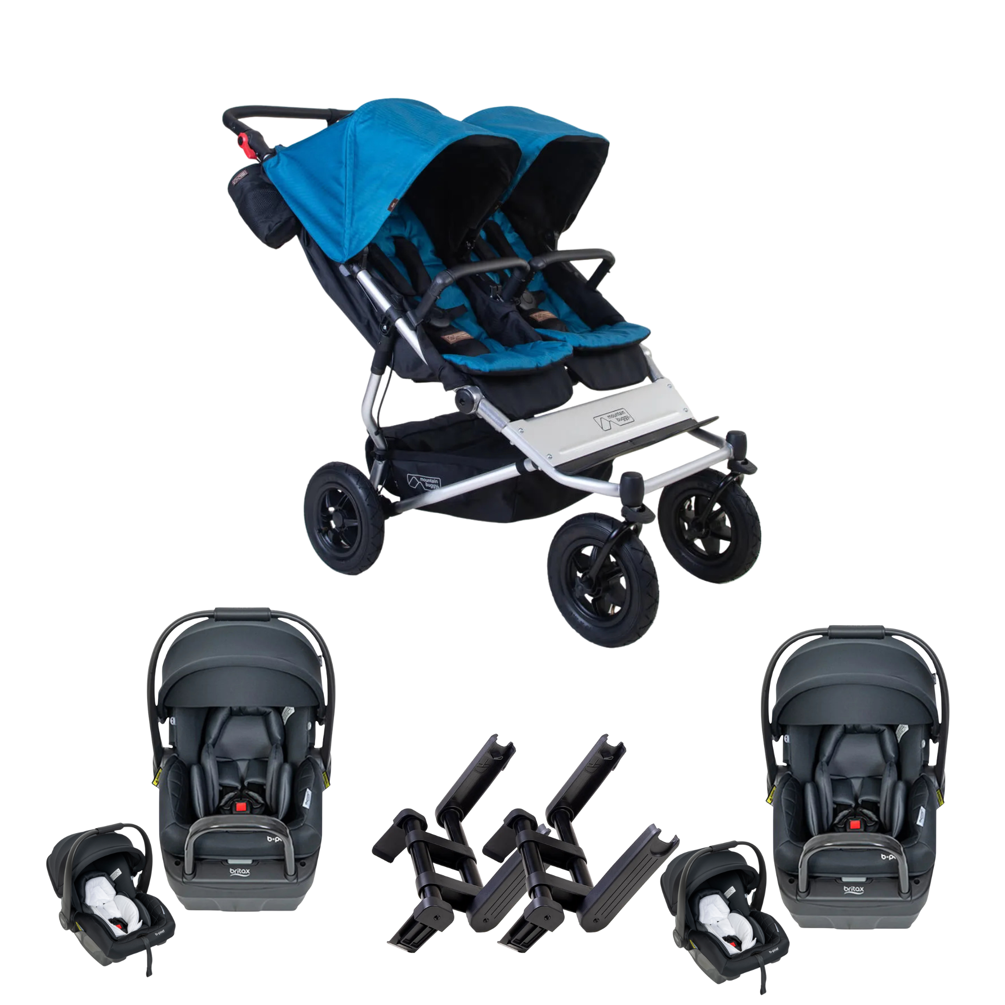 Mountain Buggy duet™  Travel  System | B-POD LBW (TWIN) 