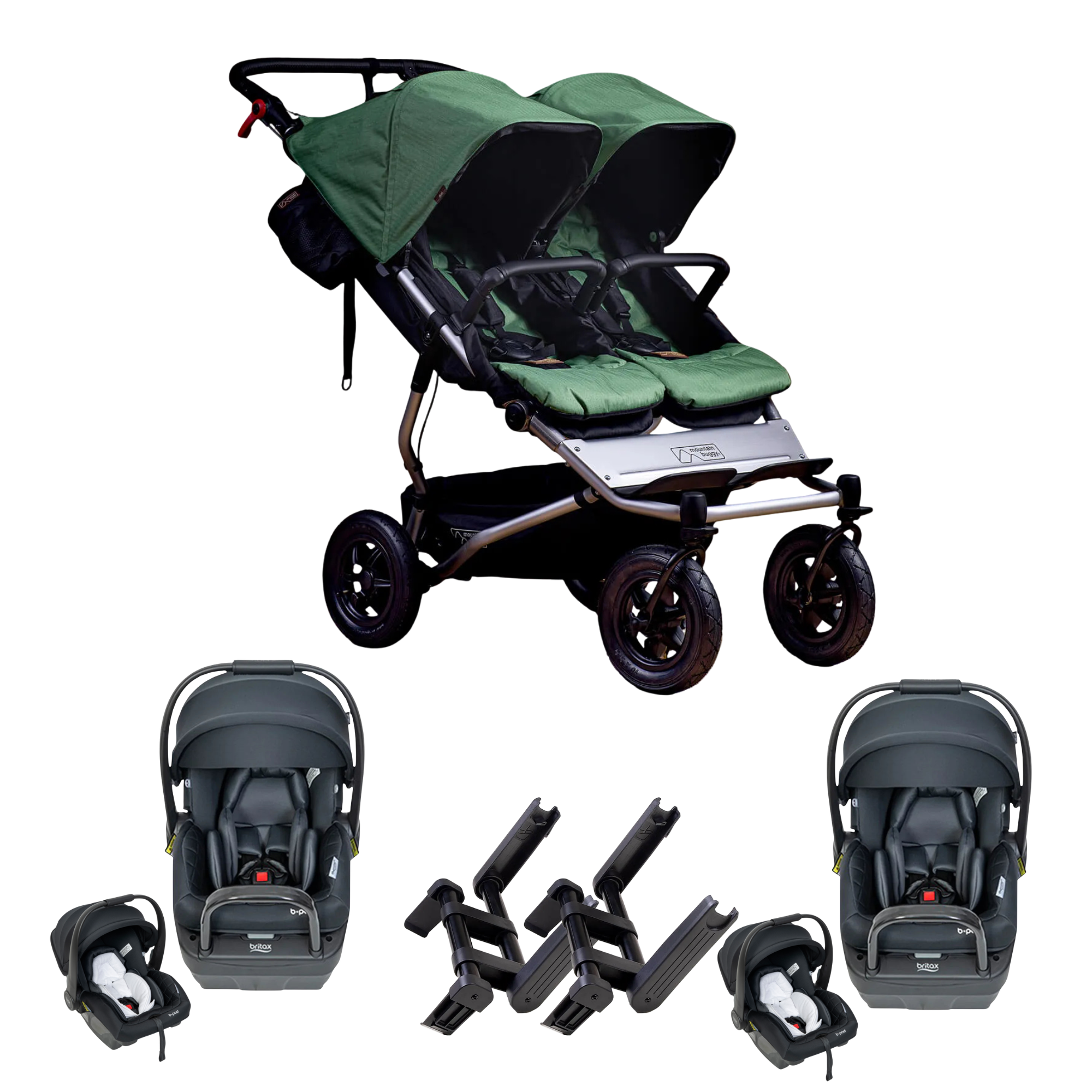 Mountain Buggy duet™  Travel  System | B-POD LBW (TWIN) 
