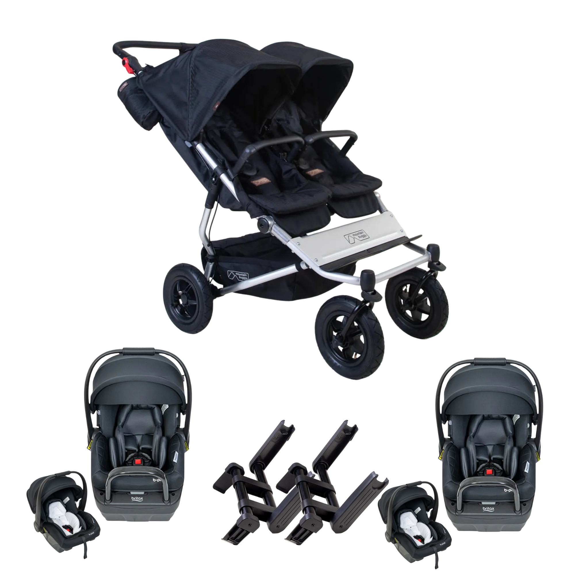 Mountain Buggy duet™  Travel  System | B-POD LBW (TWIN) 