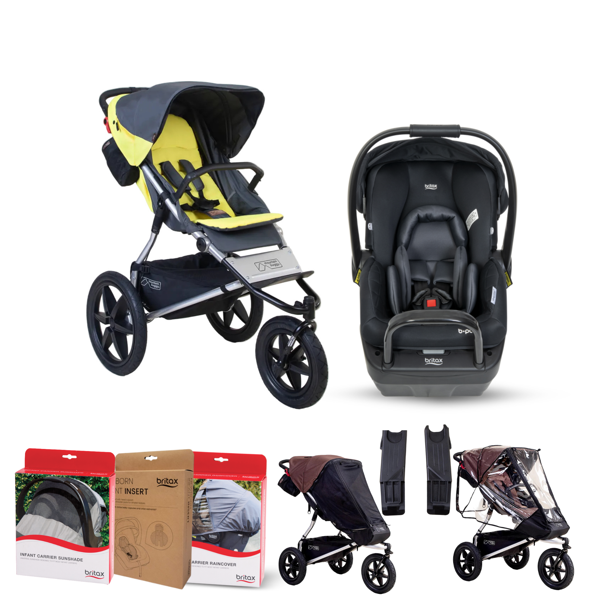 Mountain Buggy terrain™ Travel System BPOD LBW