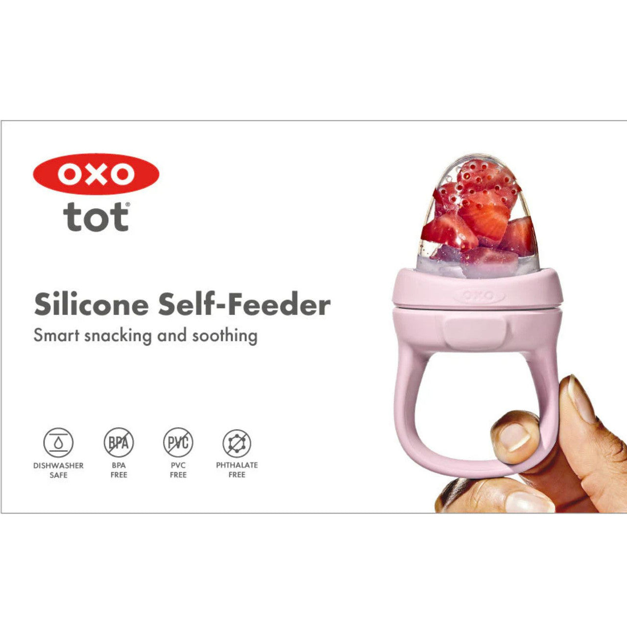OXO Tot Silicone Self-Feeder - Blossom
