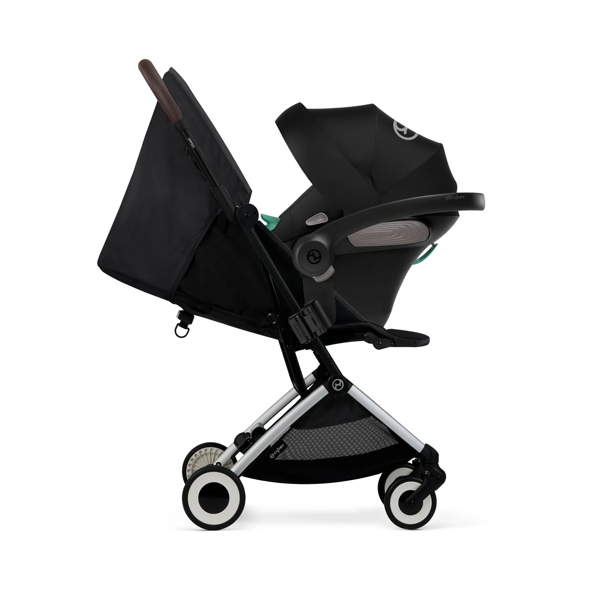 Cybex Orfeo Stroller-Moon Black FREE Cybex Travel Bag - Tiny Tots Baby Store 