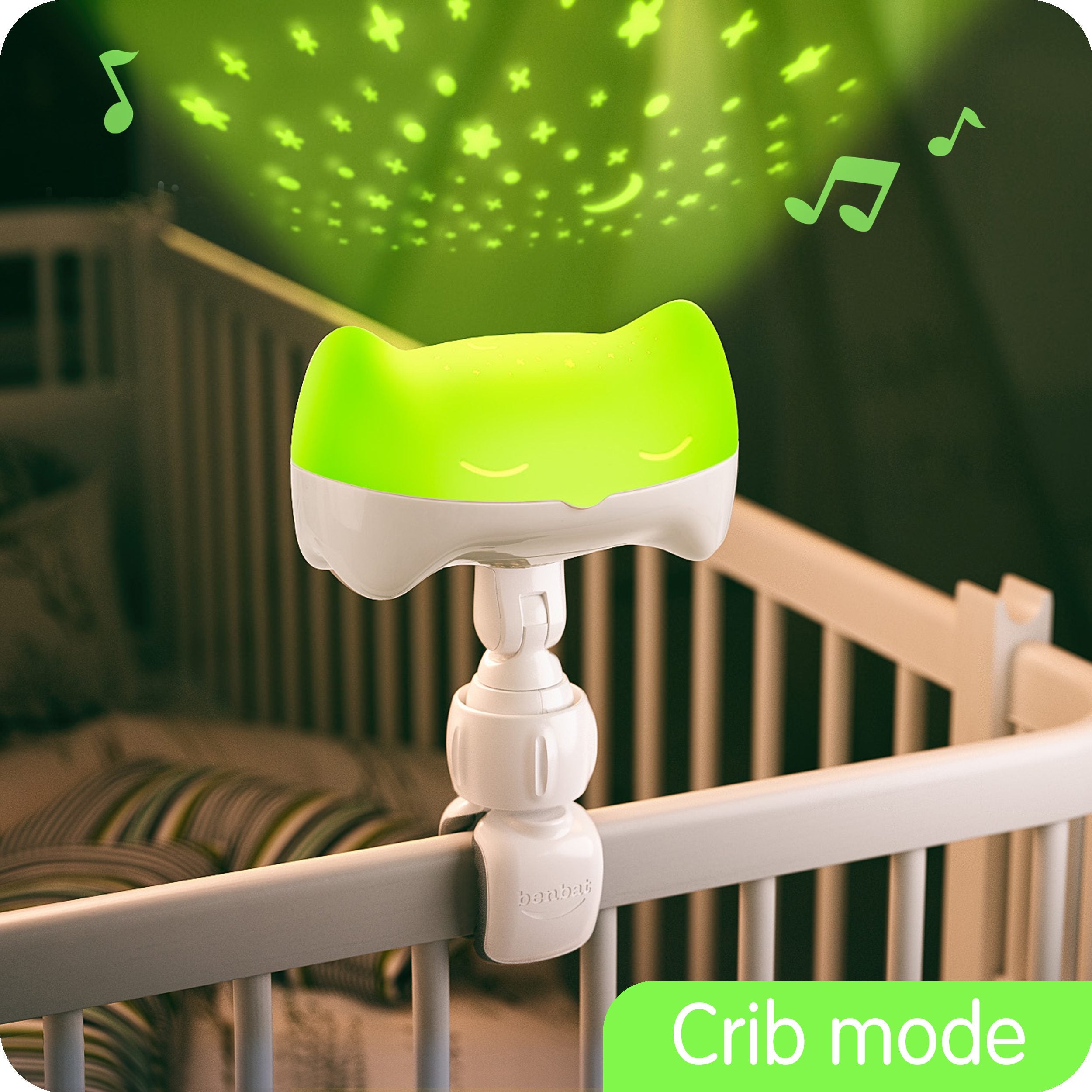 BenBat Hooty 3 in 1 Projector & Soother Baby Sleep Night Light 