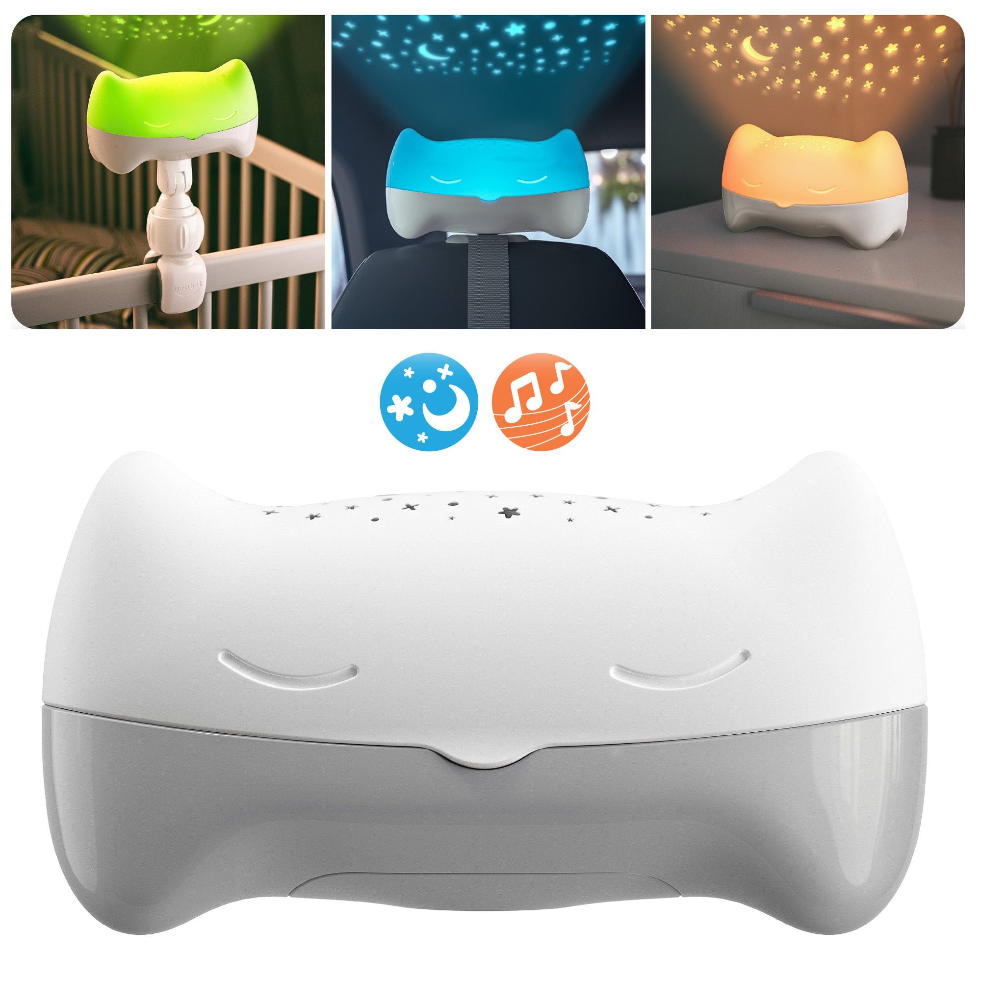 BenBat Hooty 3 in 1 Projector & Soother Baby Sleep Night Light 
