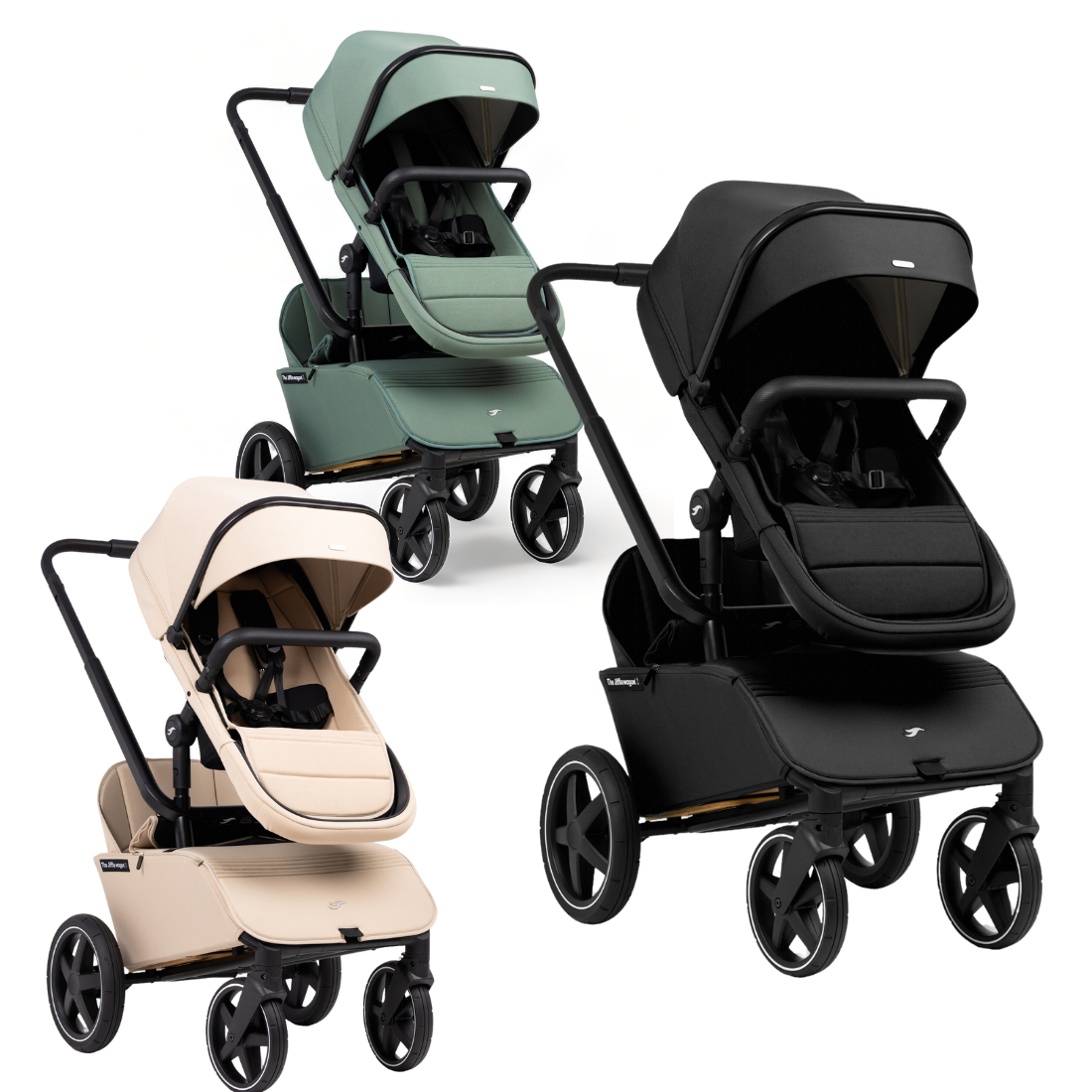 The Jiffle 2  DUO Stroller and wagon 6 in 1 combination