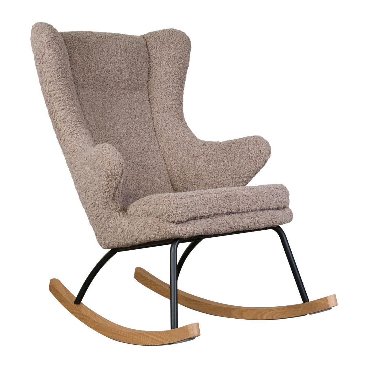 Quax Rocking Nursing Chair – Stone NEW textured fabric