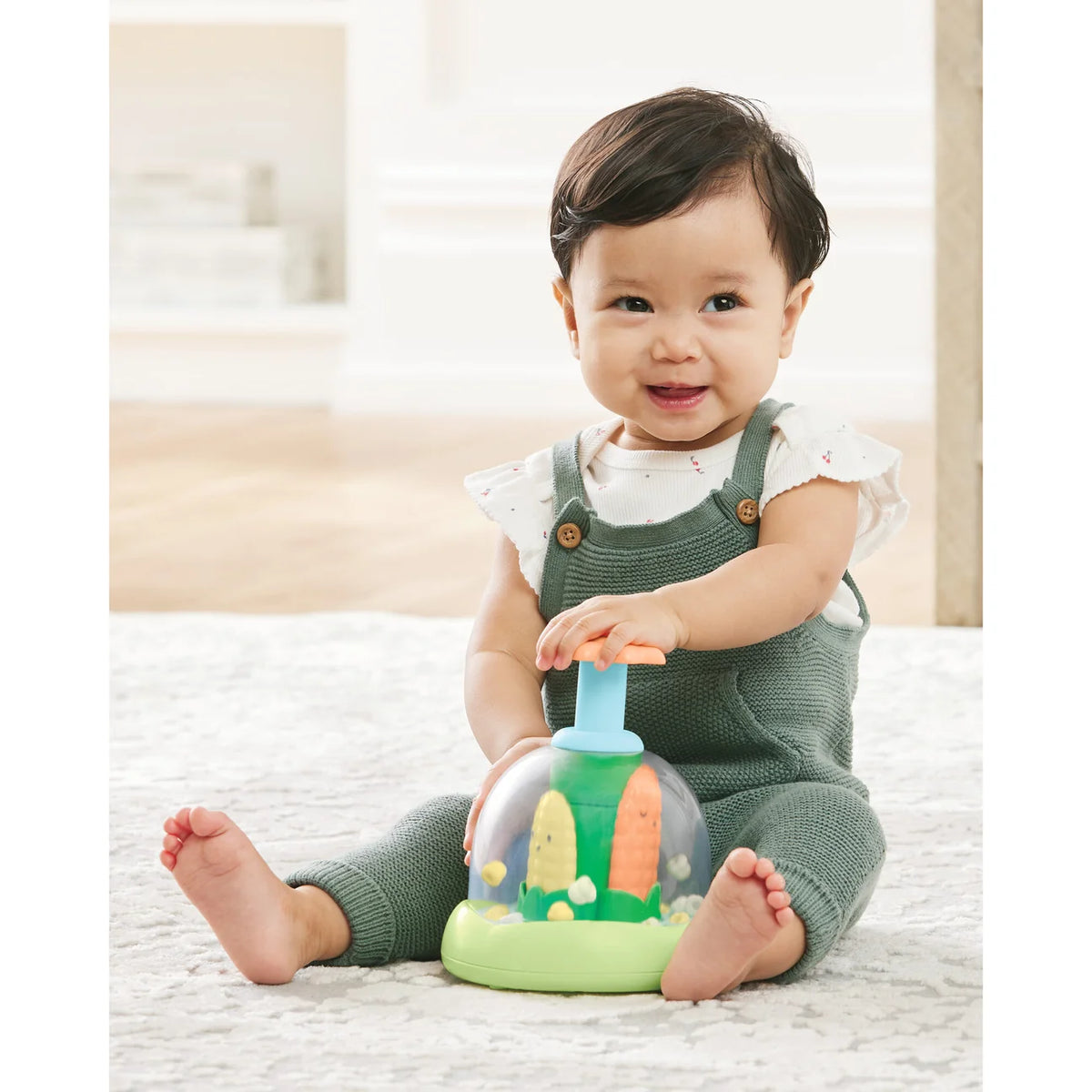 Skip Hop Farmstand Push & Spin Baby Toy