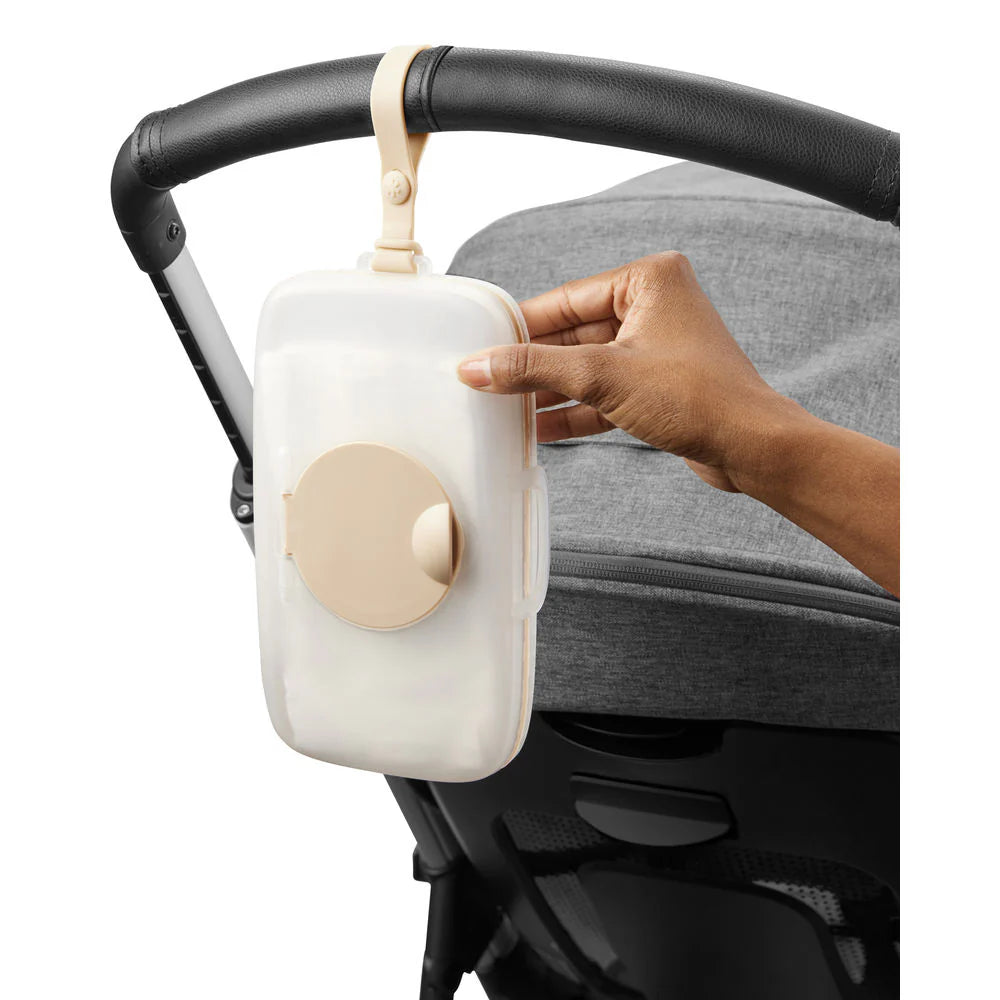 Skip Hop Grab & Go Snug Seal Wipes Case - Oat 