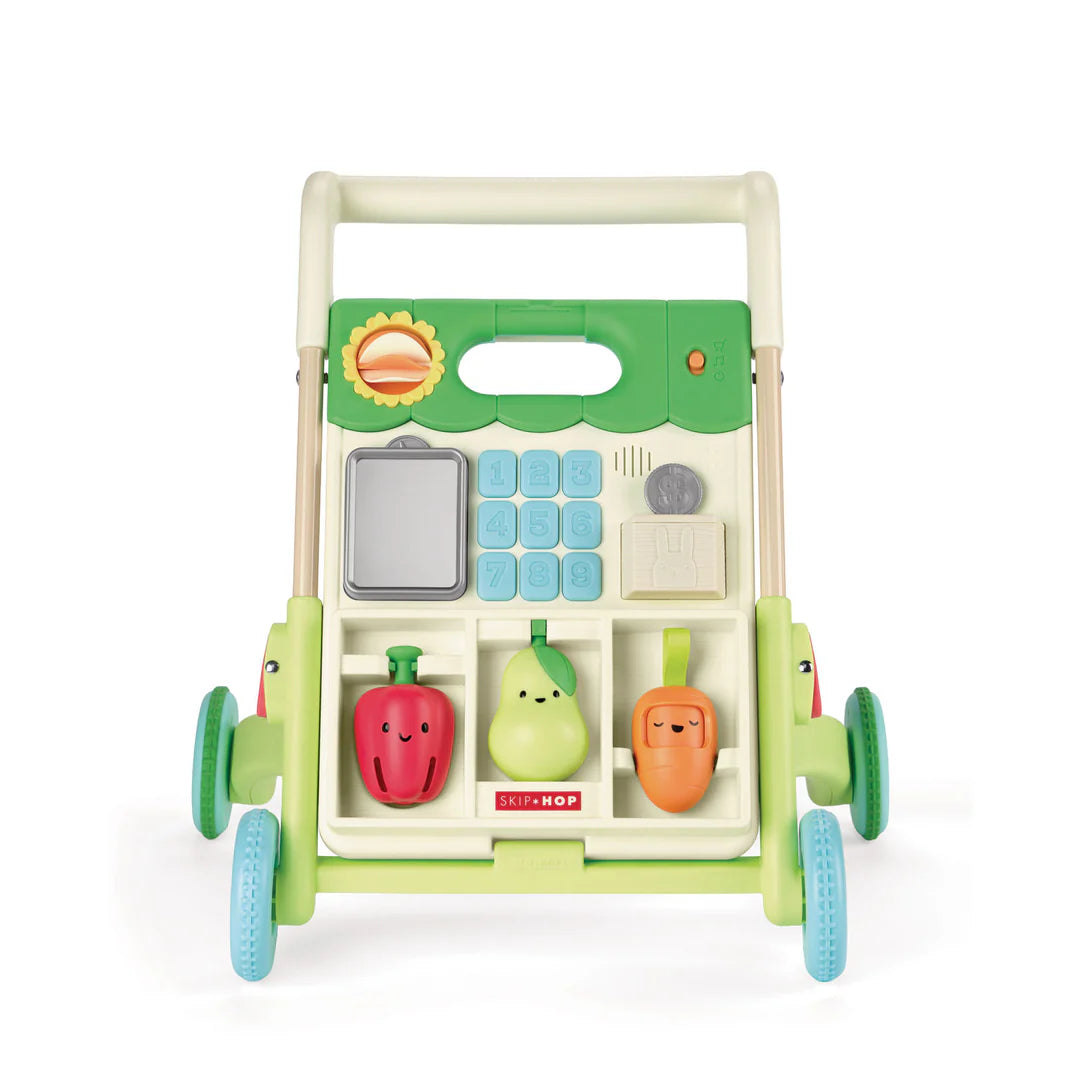 SKIP HOP FARMSTAND GROW ALONG 5-IN-1 ACTIVITY WALKER 