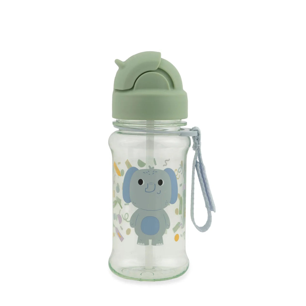 Skip Hop Besties Squad Tritan Renew Straw Bottle - Elephant