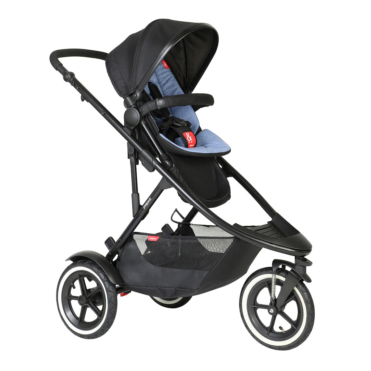 Phil&Teds sport verso sporty& modular inline® DOUBLE Stroller (Free Liner Worth 78.95) 