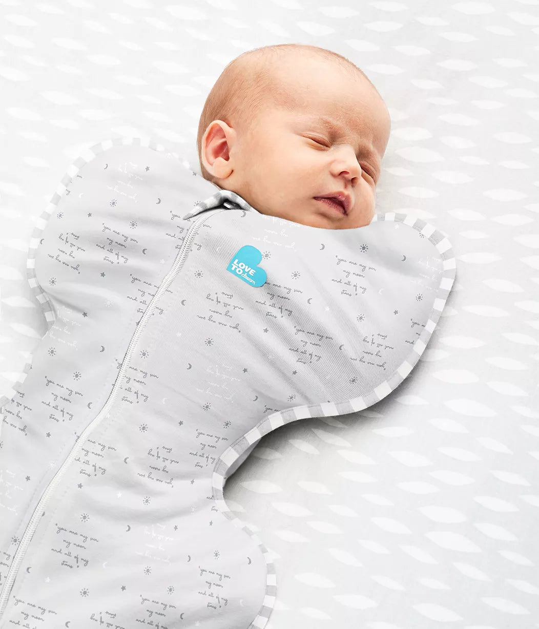 Swaddle Up™ Cotton 0.2 TOG You Are My Grey (Stage 1)