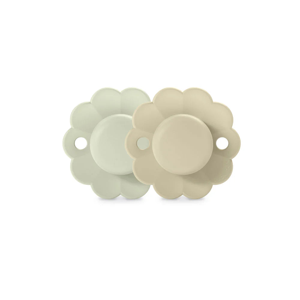 Suavinex Wonder SX Pro Soother 0-6 Months 2 Pack - AQUA/WHITECAP GREY